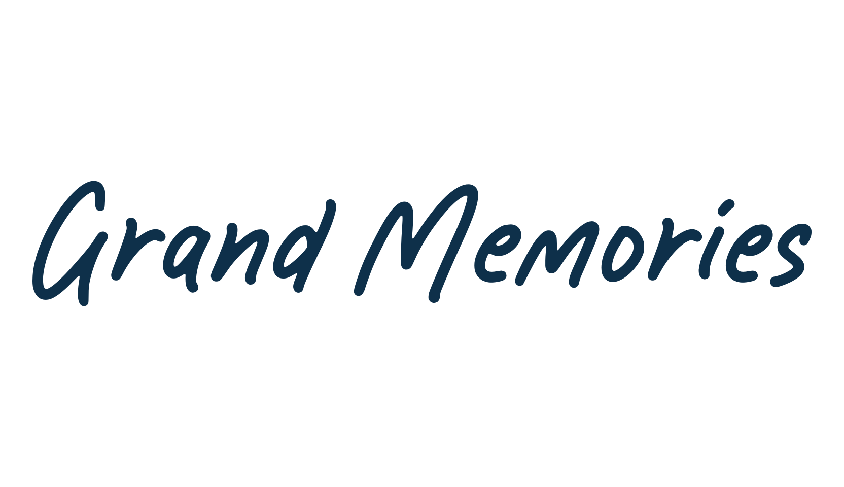 Grand Memories, handwriting font preview
