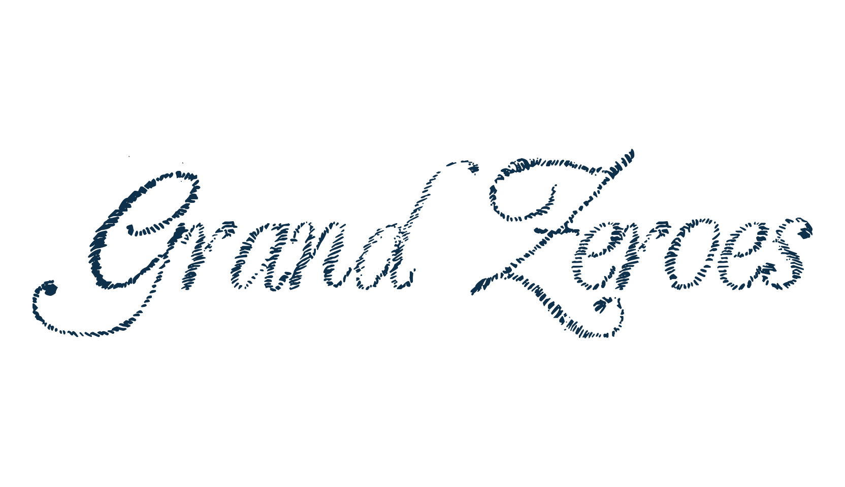 Grand Zeroes, fancy decorative font preview