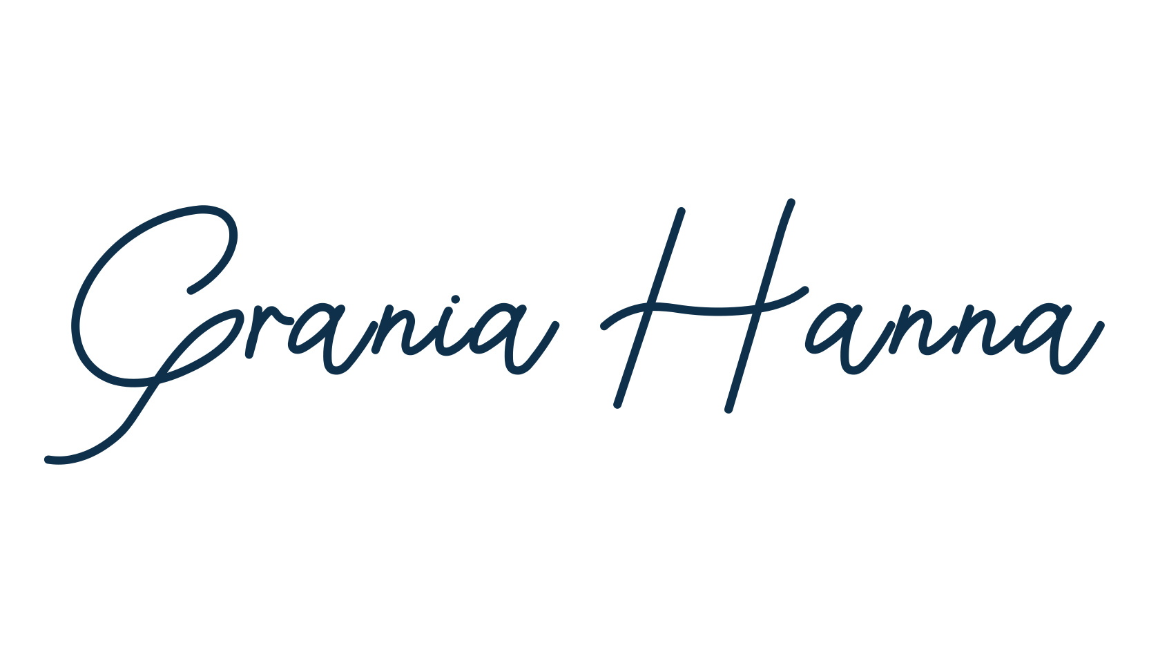 Grania Hanna, script handwritten fancy decorative calligraphy font preview