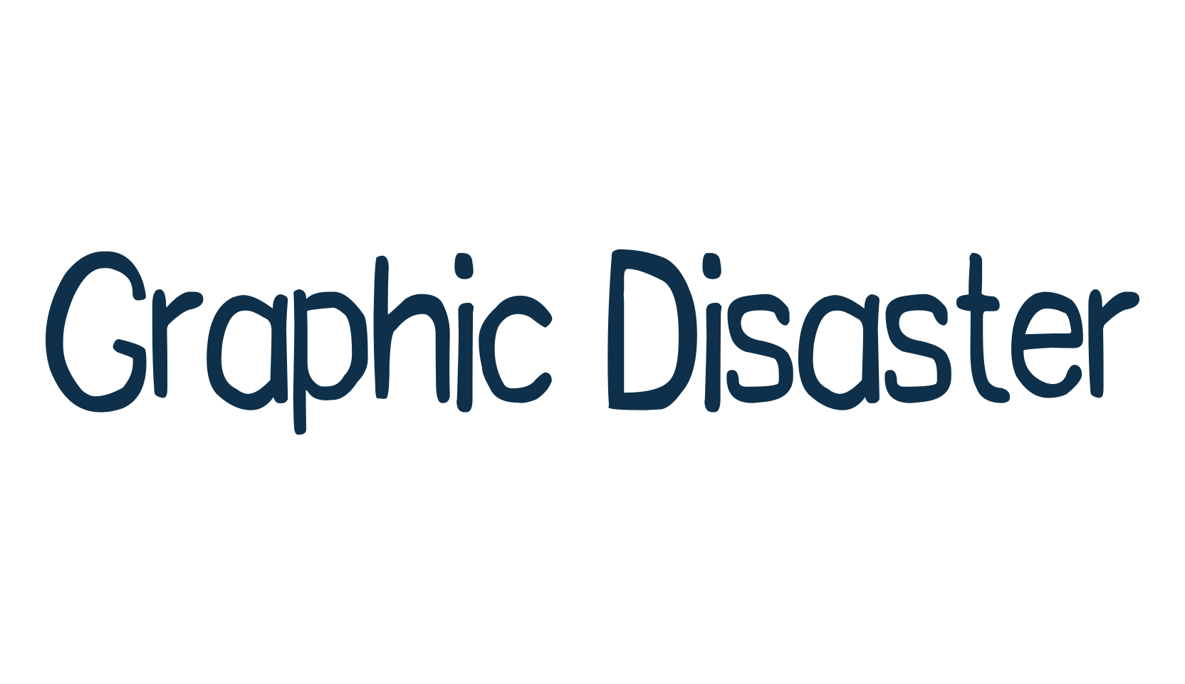 Graphic Disaster, fancy various decorative font preview