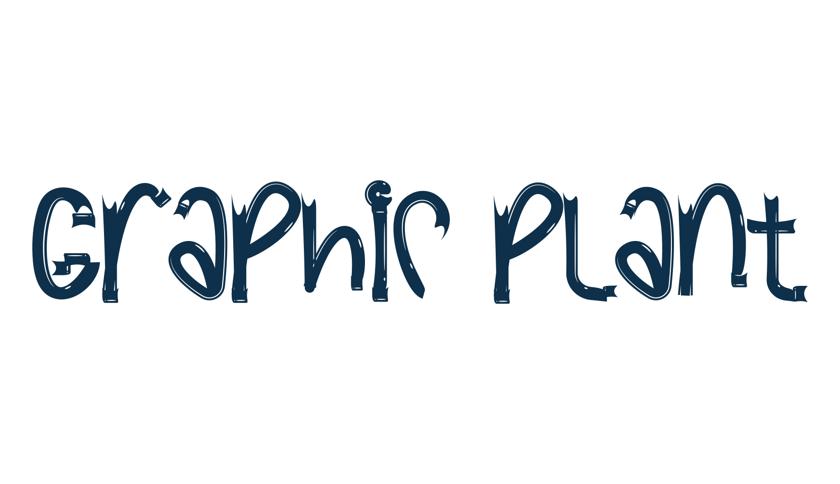 Graphic Plant, display market font preview