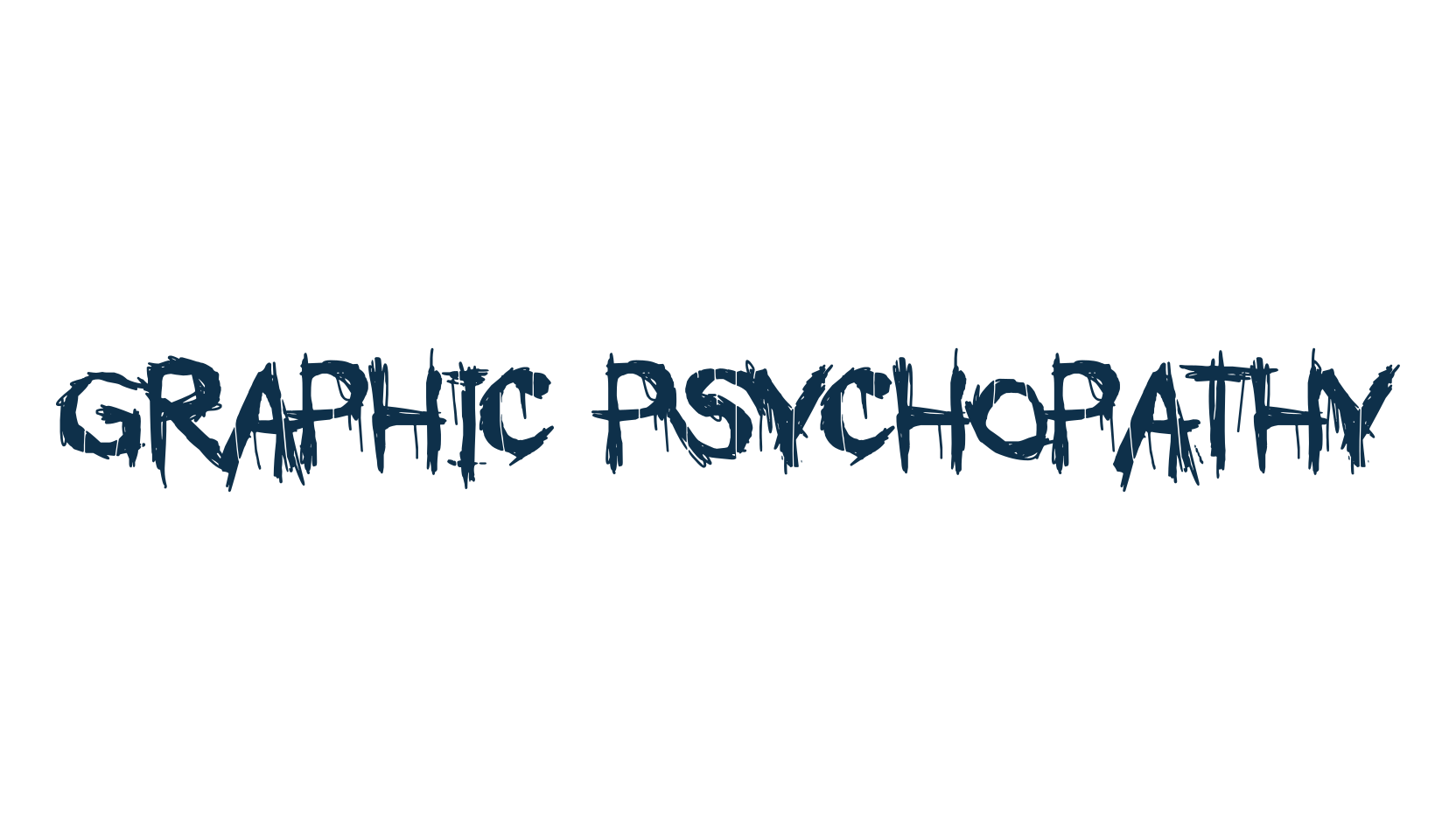 Graphic Psychopathy, halloween font preview