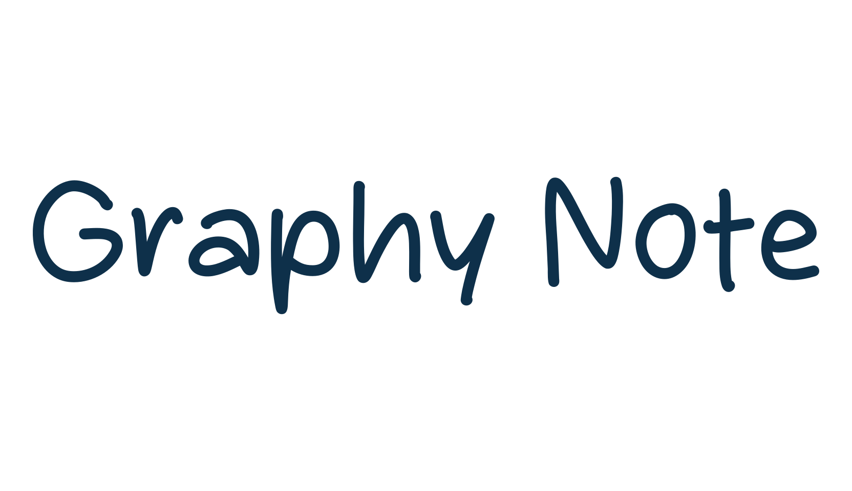 Graphy Note, script handwritten fancy decorative calligraphy font preview