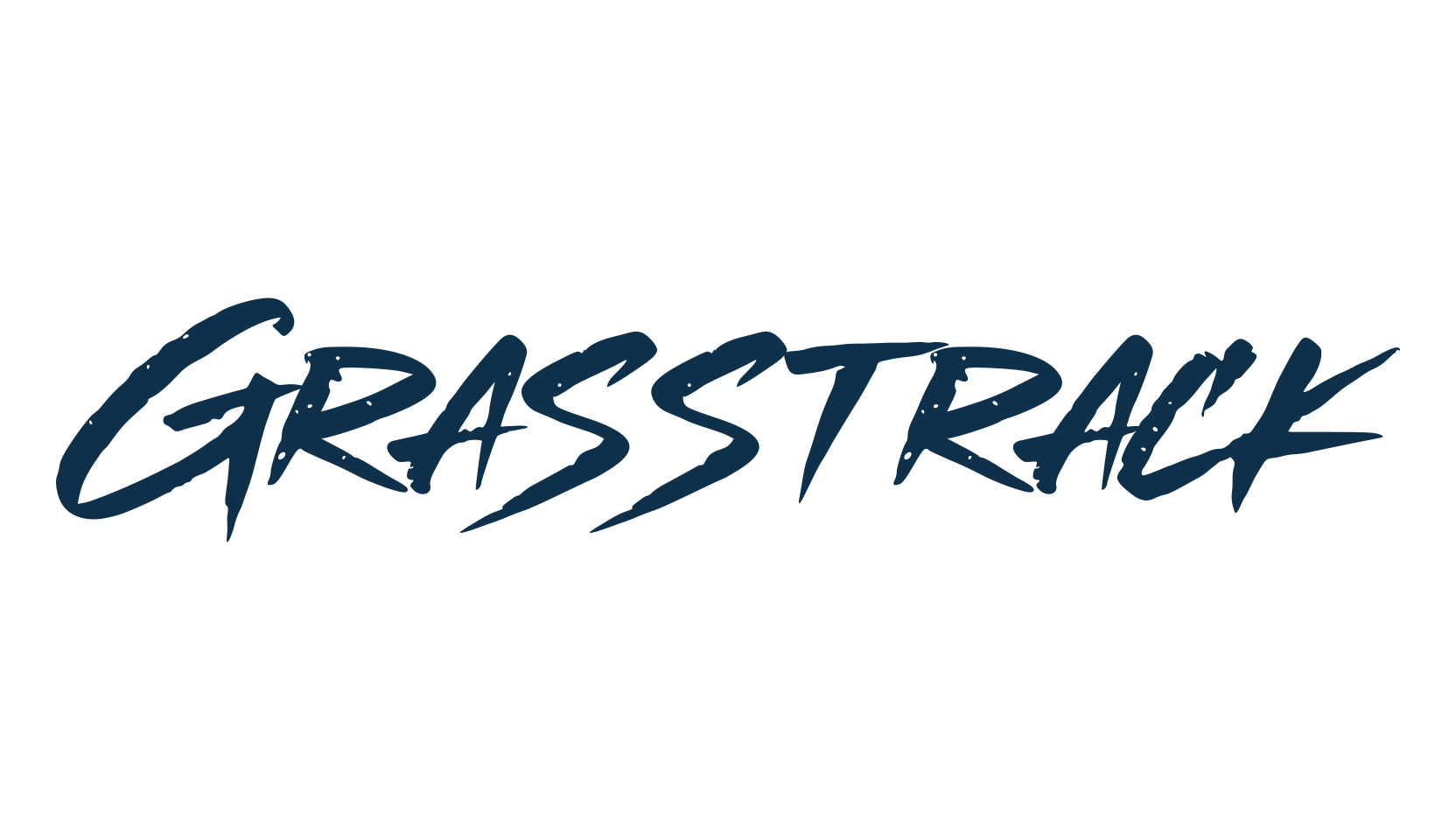 Grasstrack, brush font preview