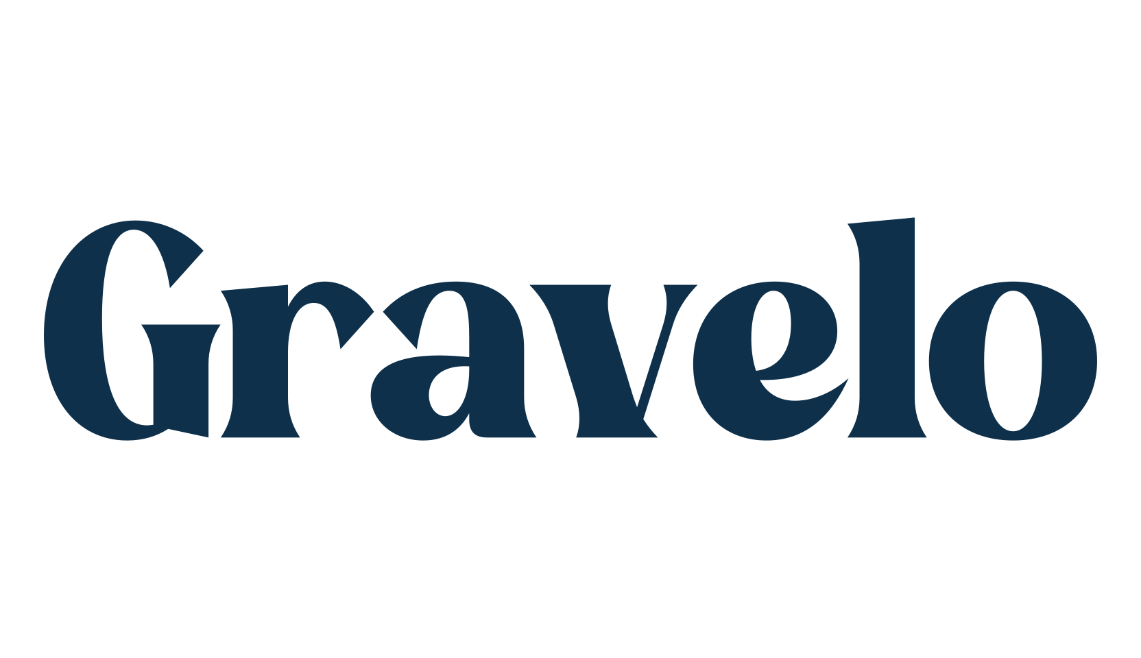 Gravelo, serif font preview