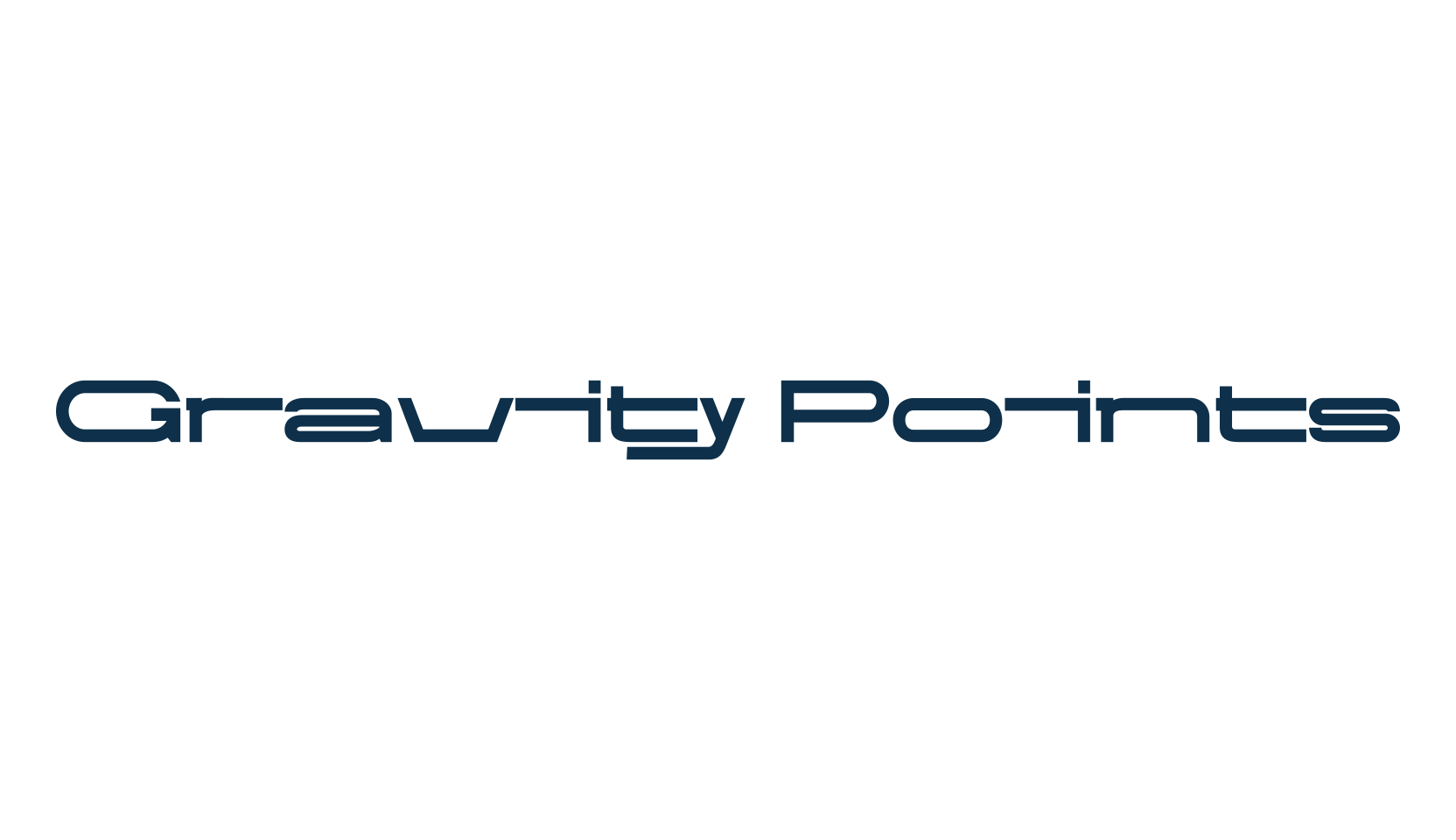 Gravity Points, various font preview