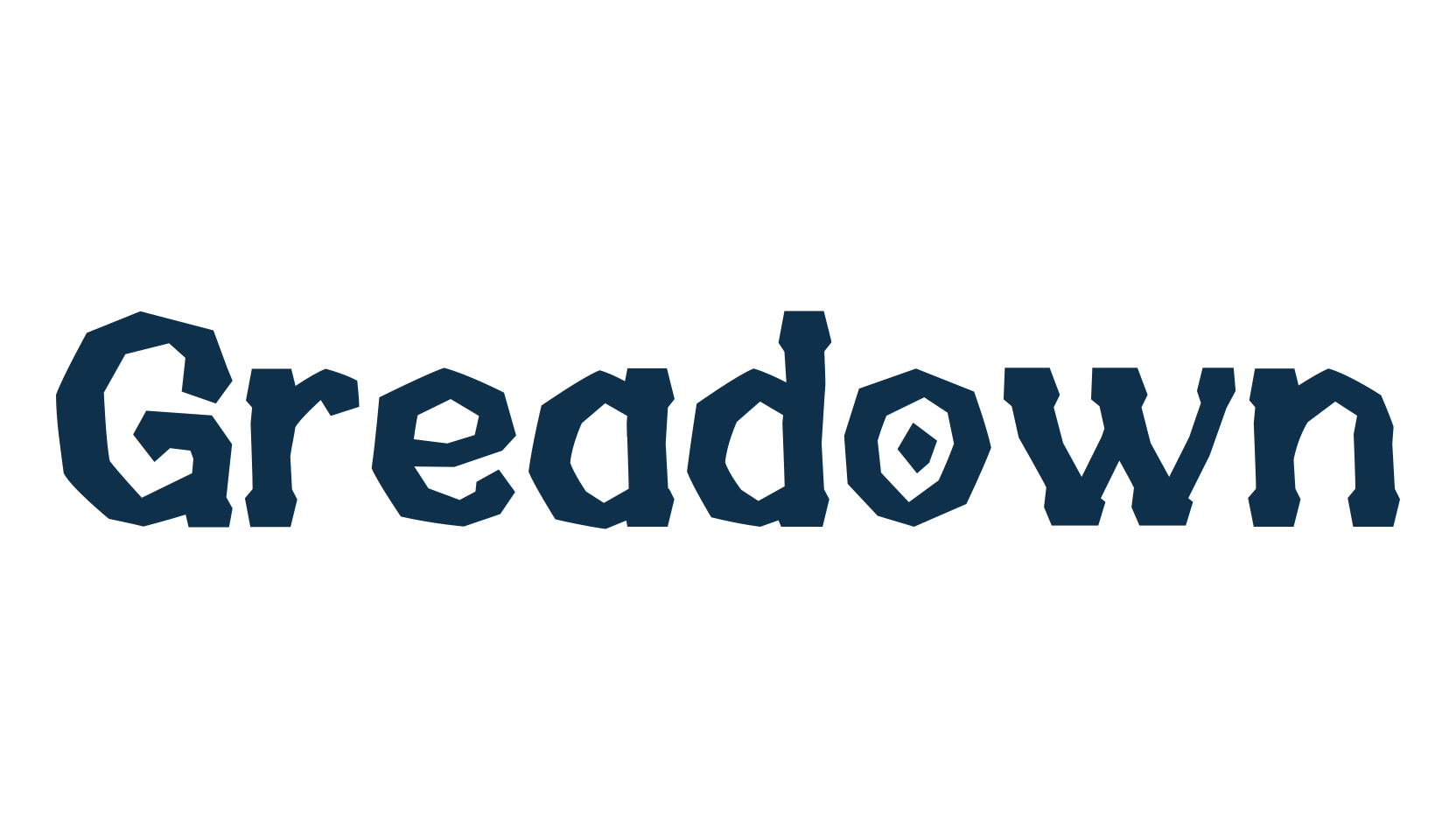 Greadown, display market font preview