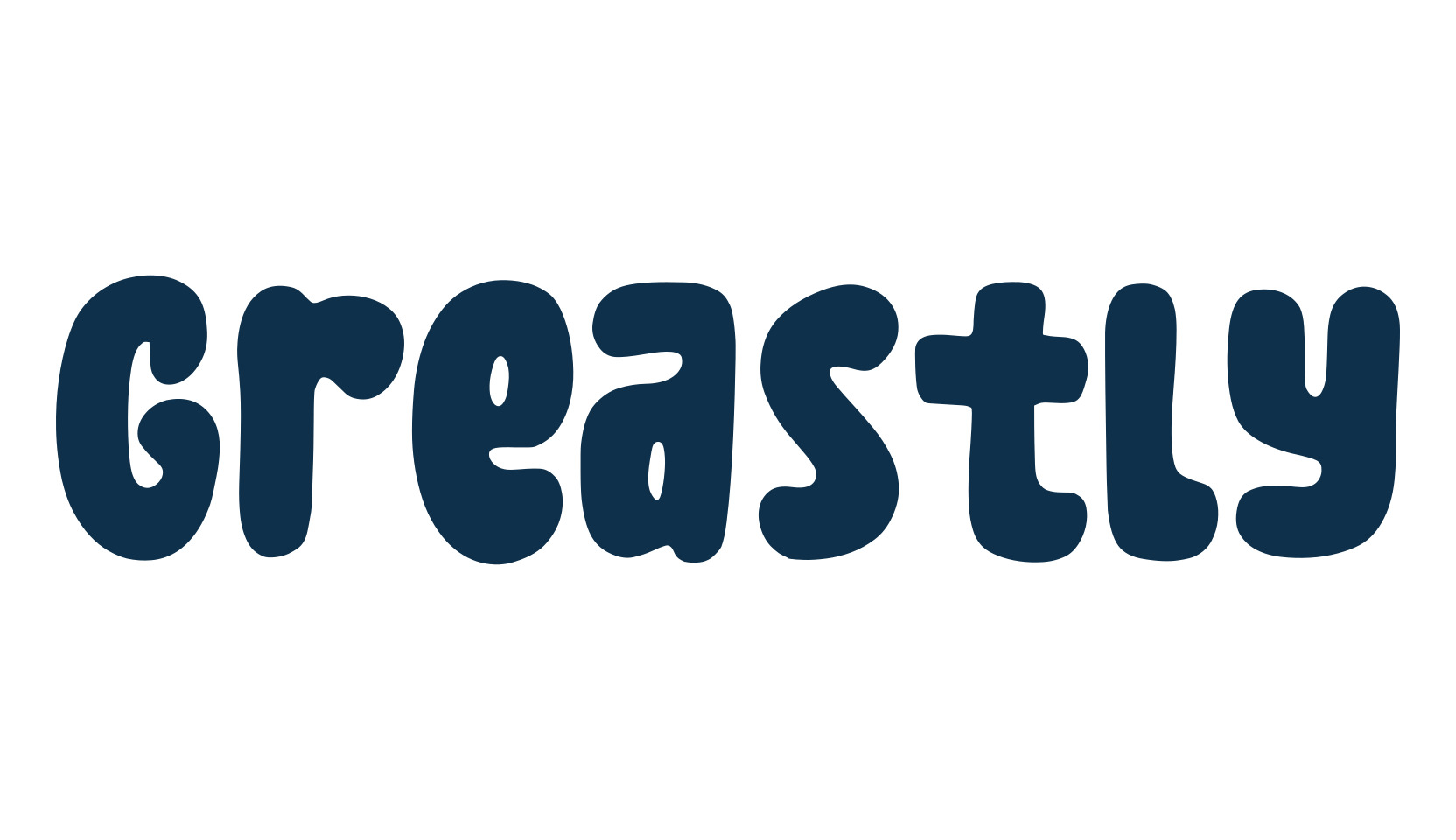 Greastly, cartoon font preview