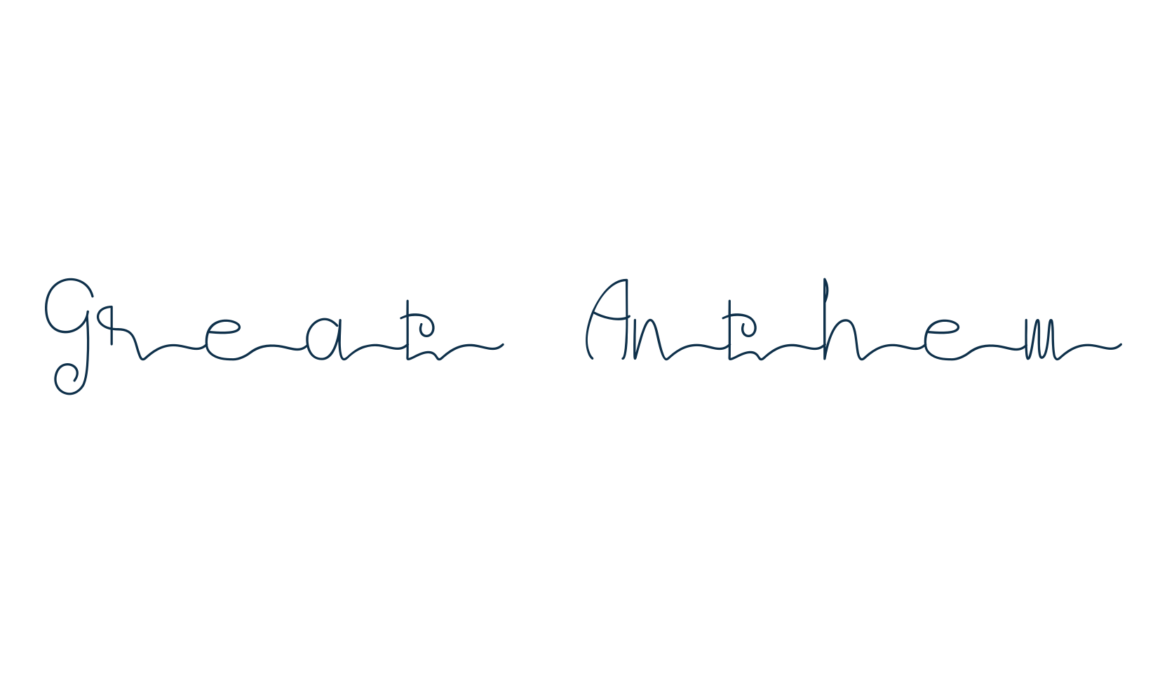 Great Anthem, display market font preview