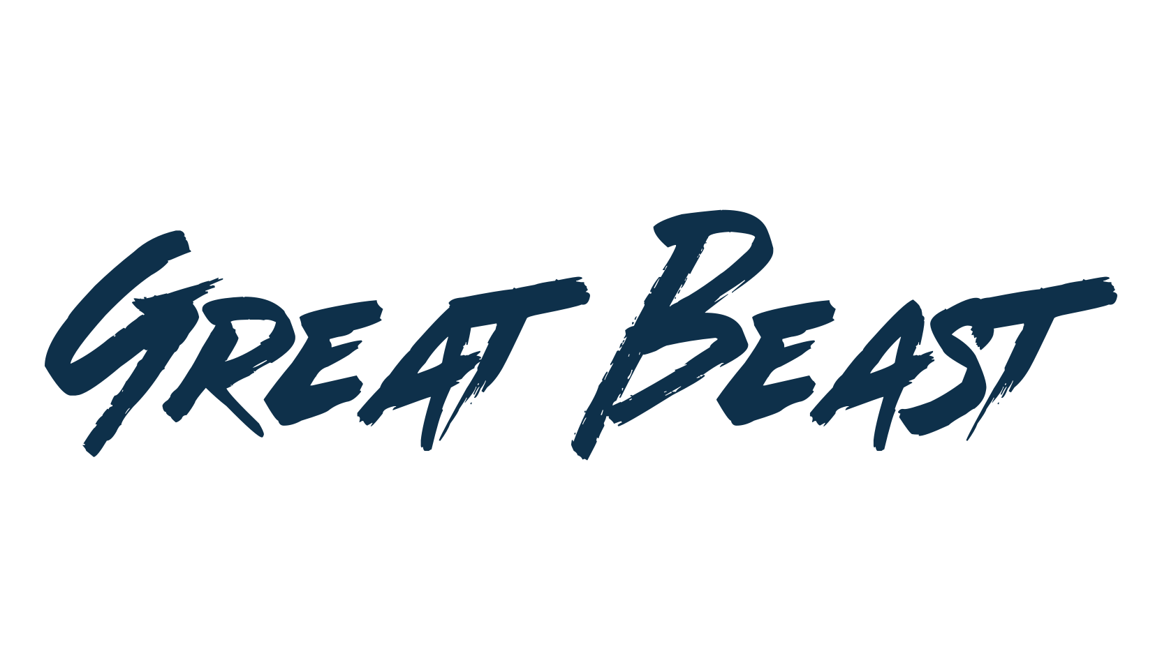 Great Beast, script brush fancy decorative calligraphy font preview