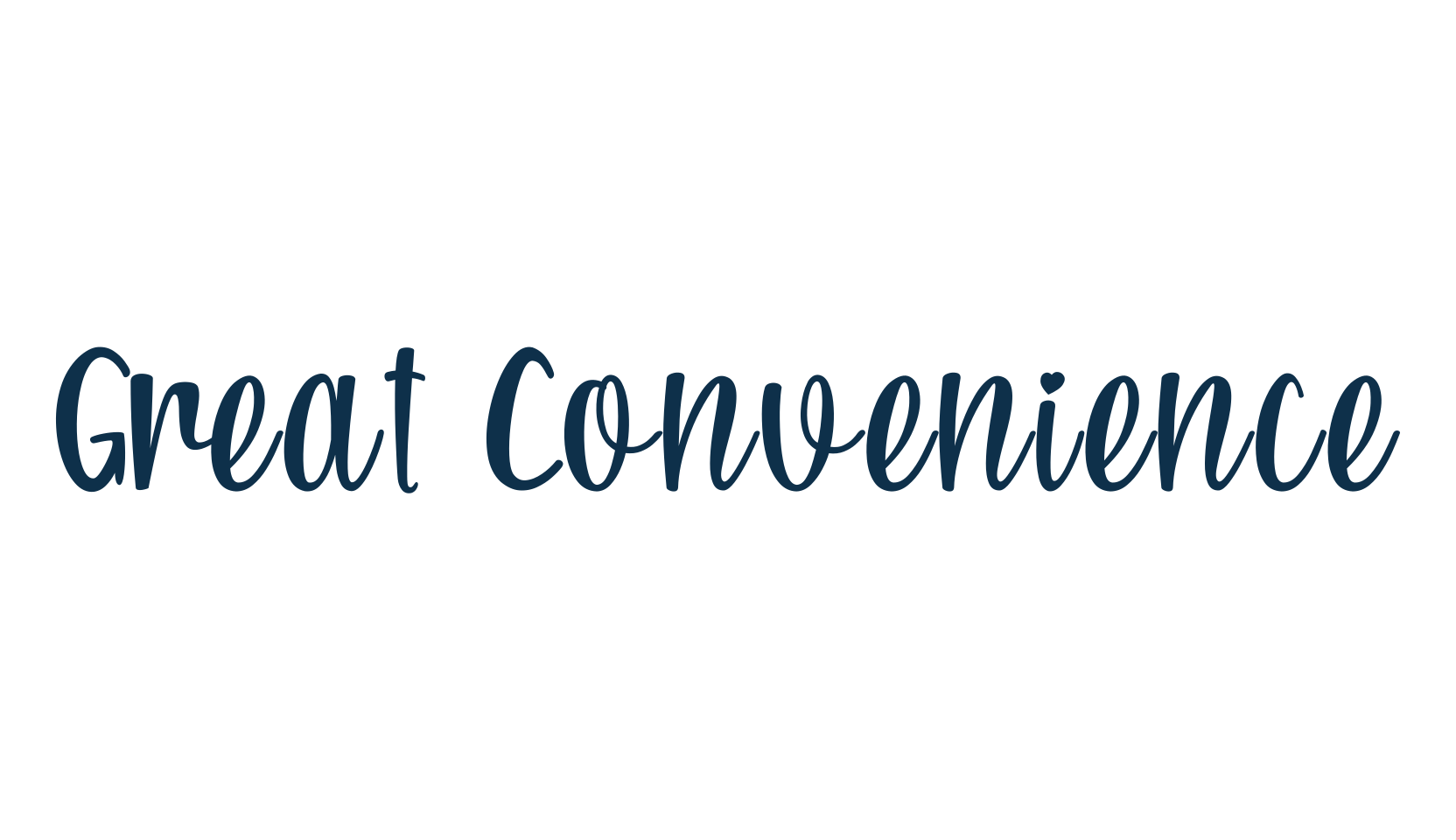 Great Convenience, fancy decorative font preview