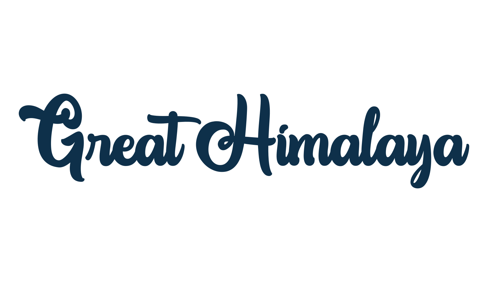 Great Himalaya, fancy various decorative script calligraphy font preview