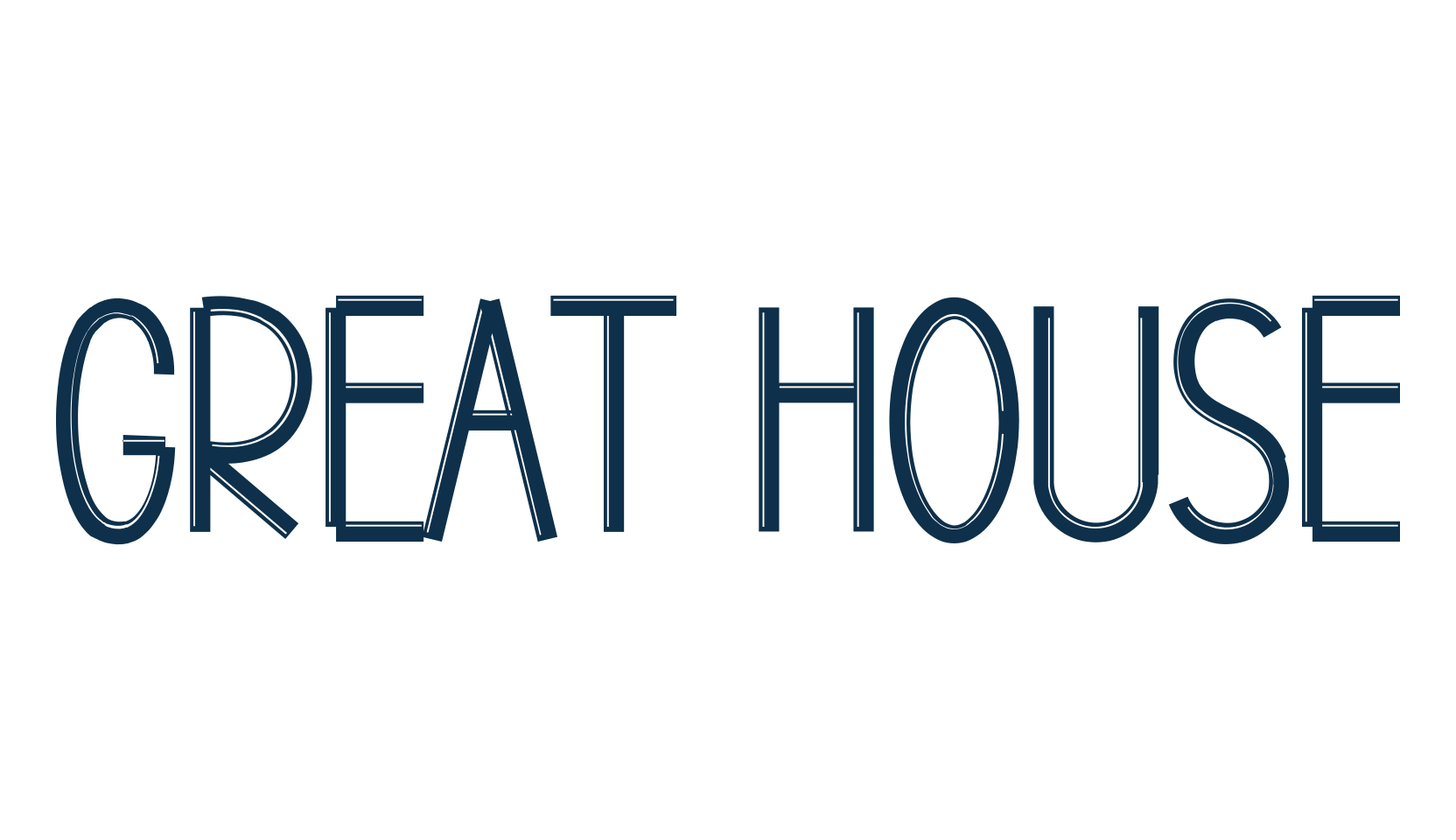 Great House, fancy various decorative font preview