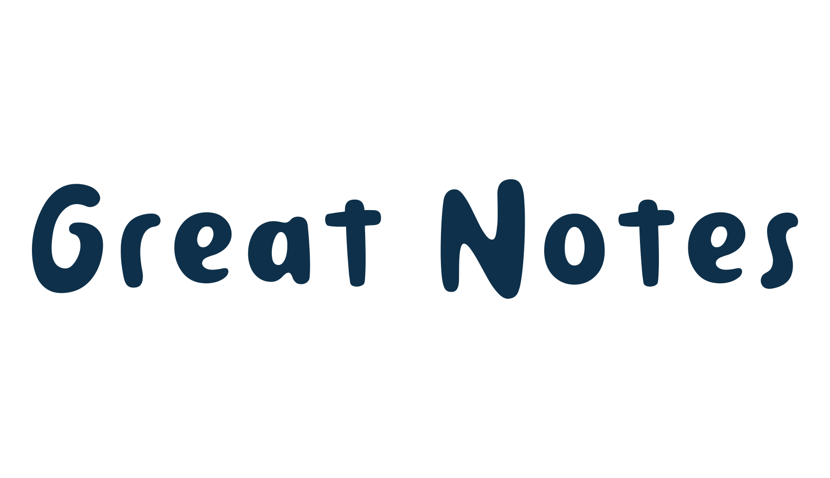 Great Notes, fancy decorative font preview