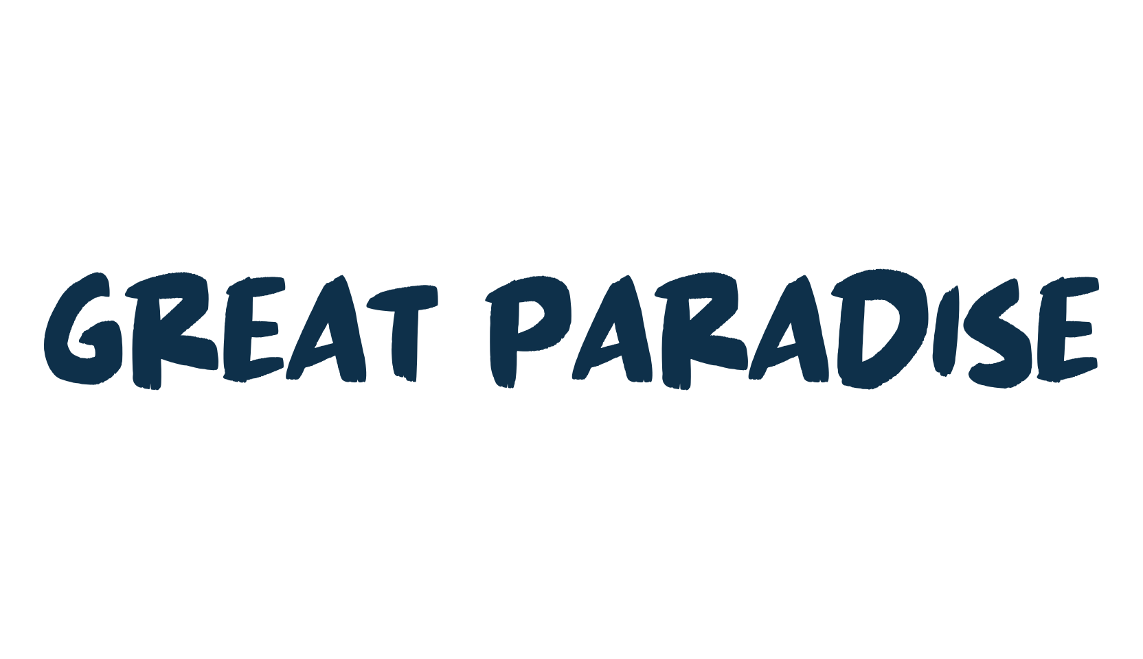 Great Paradise, brush font preview
