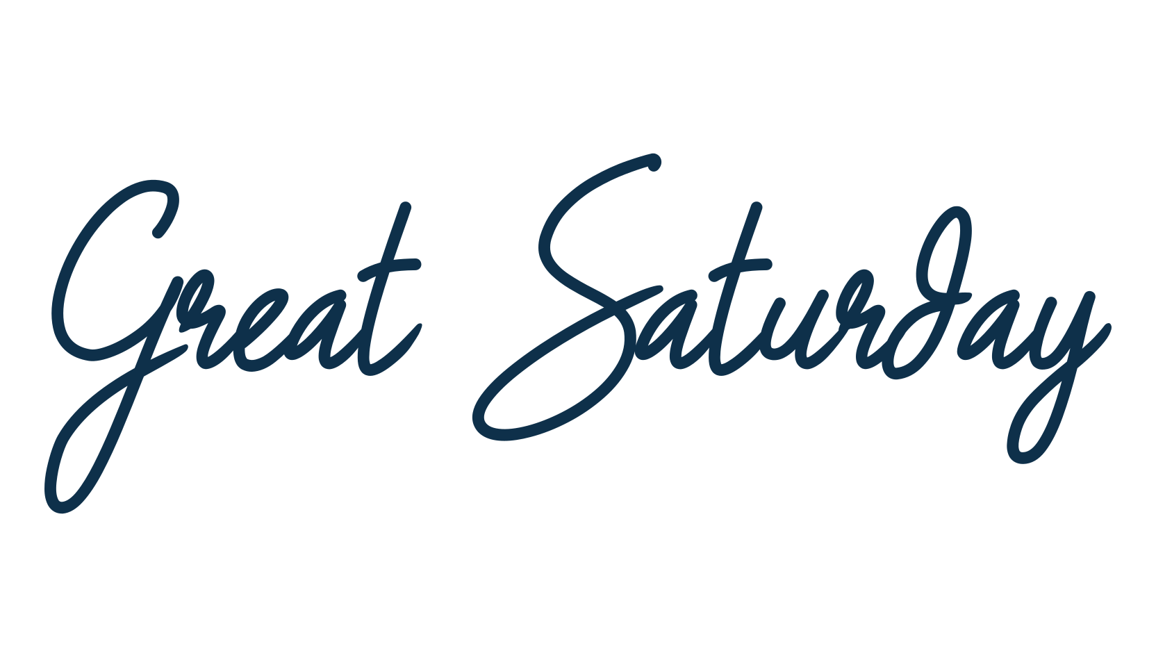 Great Saturday, script handwritten fancy decorative calligraphy font preview