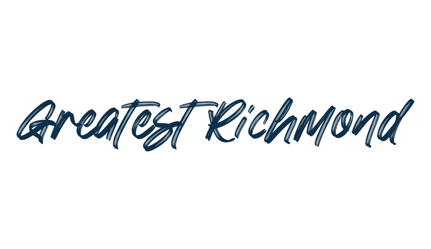 Greatest Richmond, script brush fancy decorative calligraphy font preview