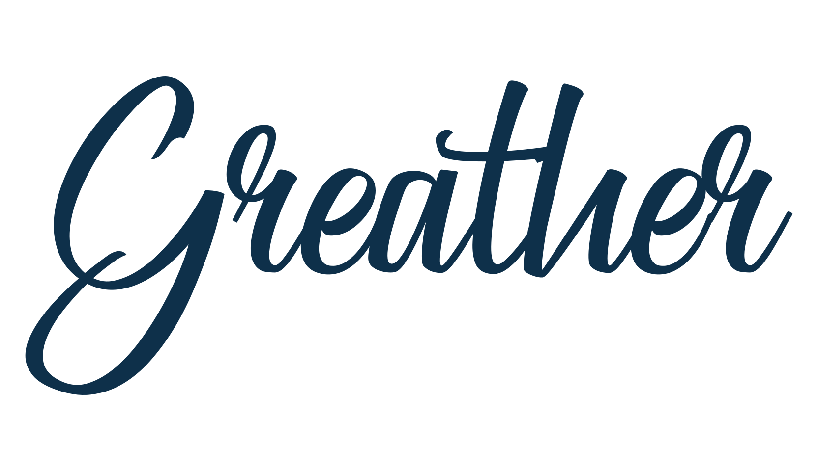 Greather, fancy various decorative script calligraphy font preview