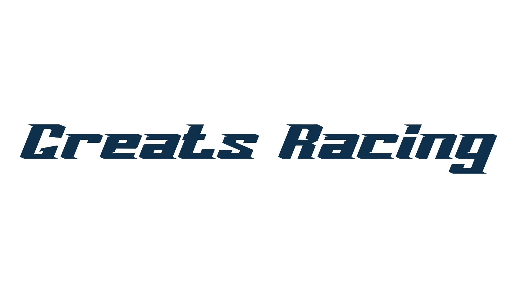 Greats Racing, fancy various techno sci-fi font preview