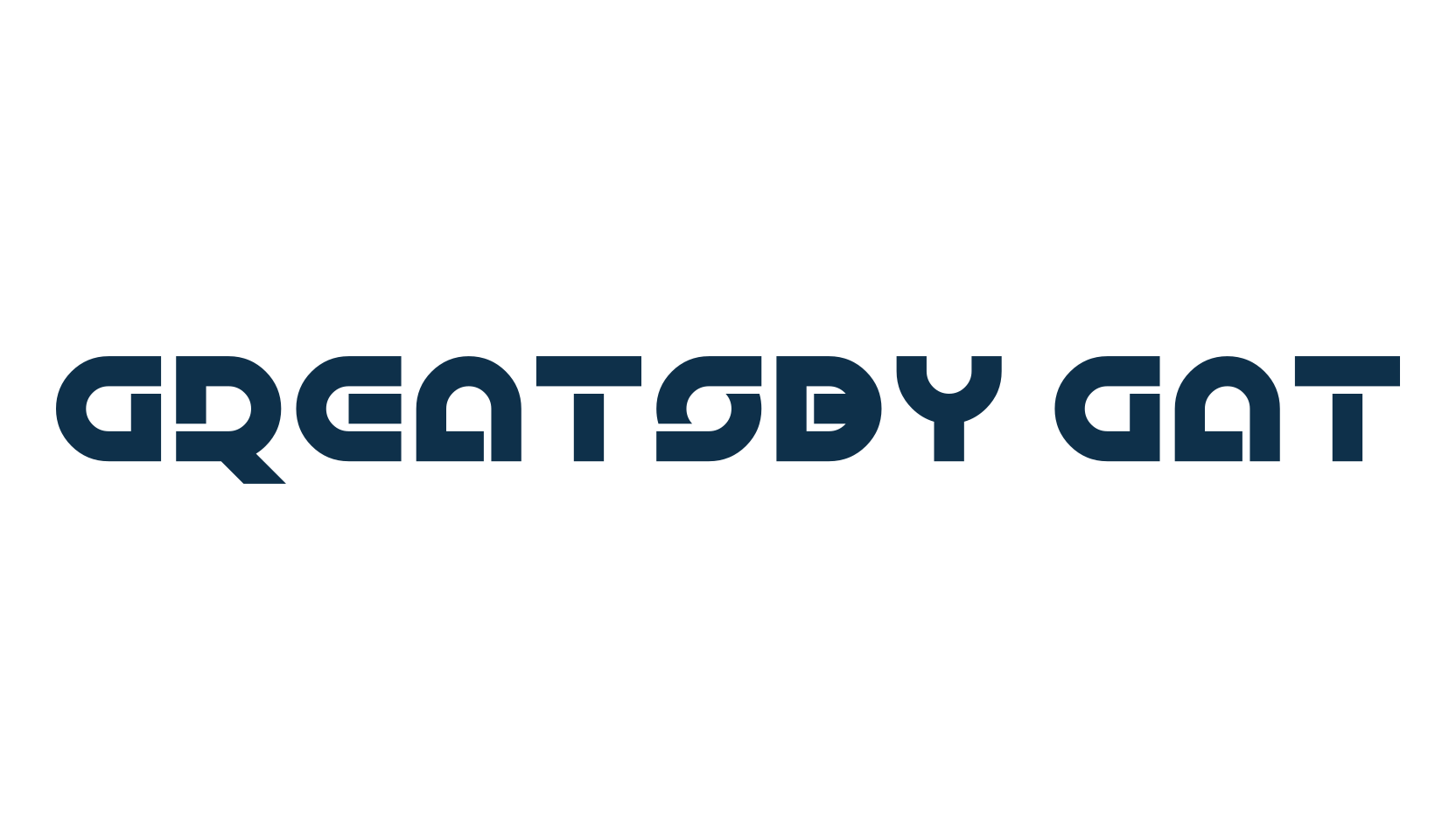 Greatsby Gat, fancy various techno sci-fi font preview