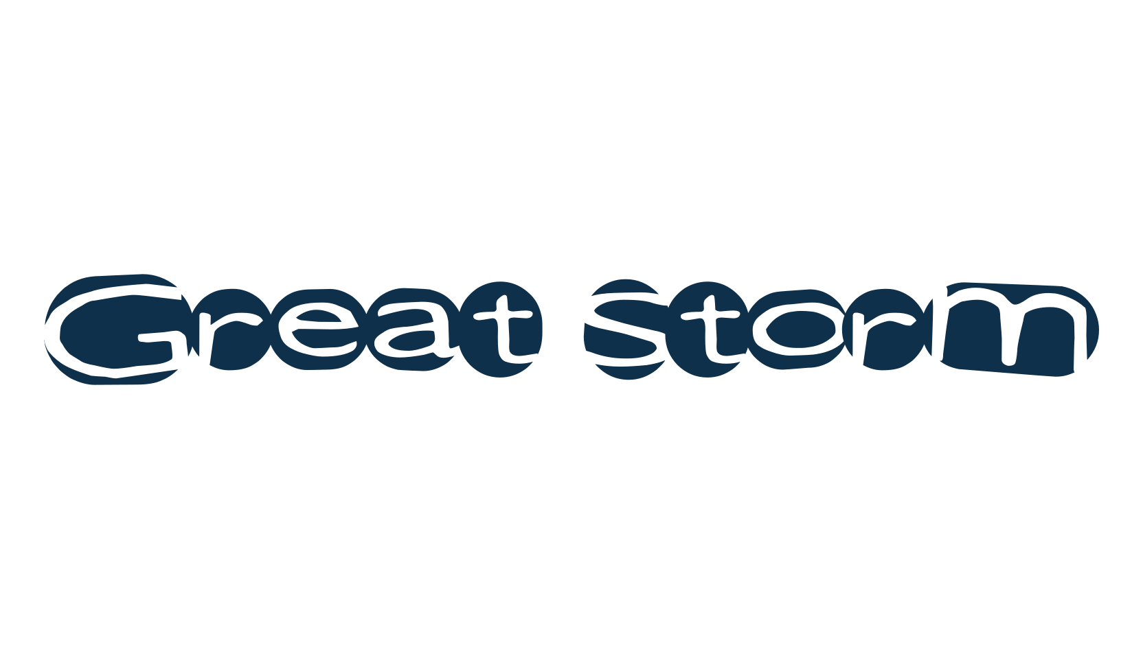 Great Storm, decorative font preview