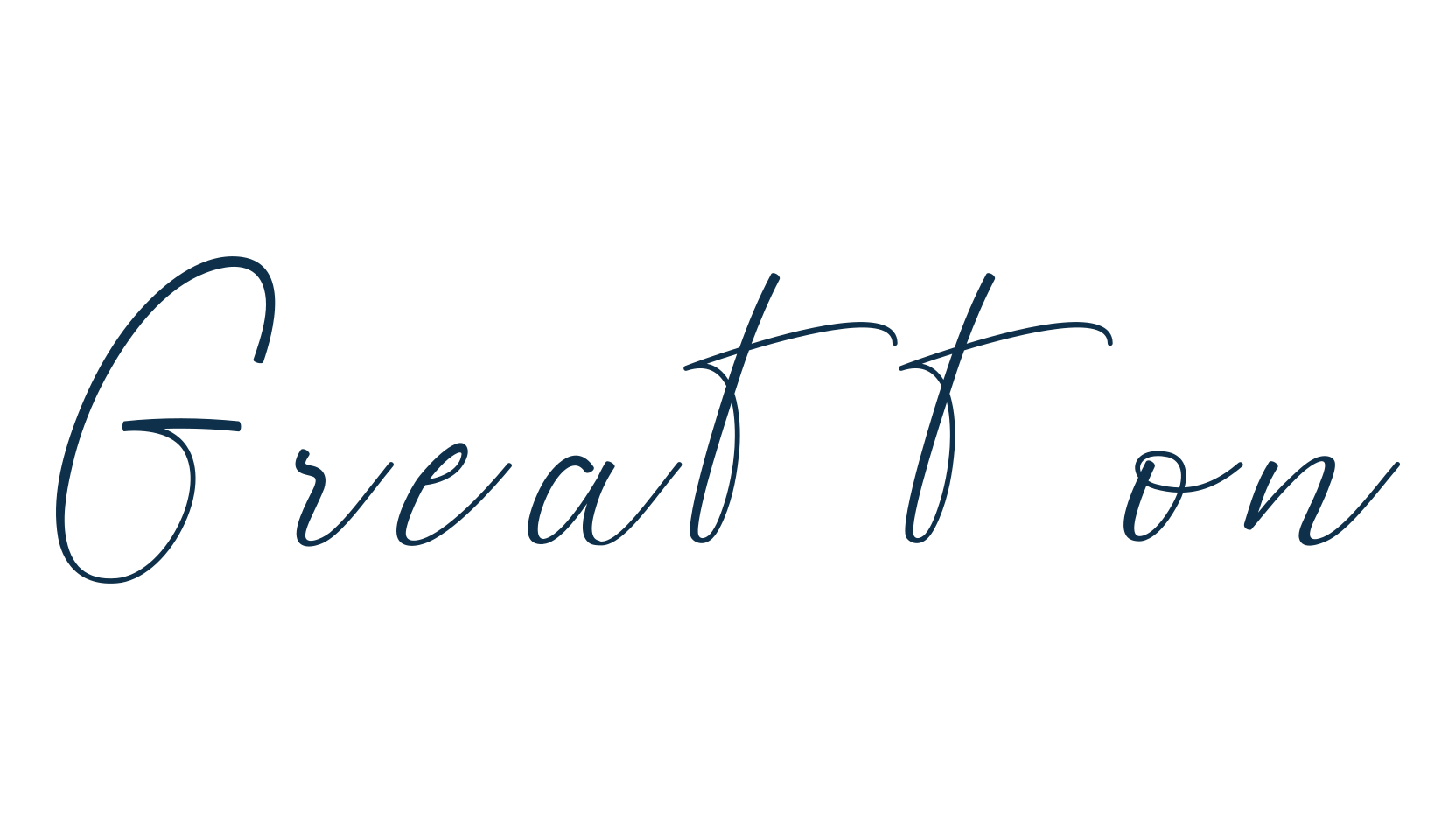 Greatton, script handwritten fancy decorative calligraphy font preview