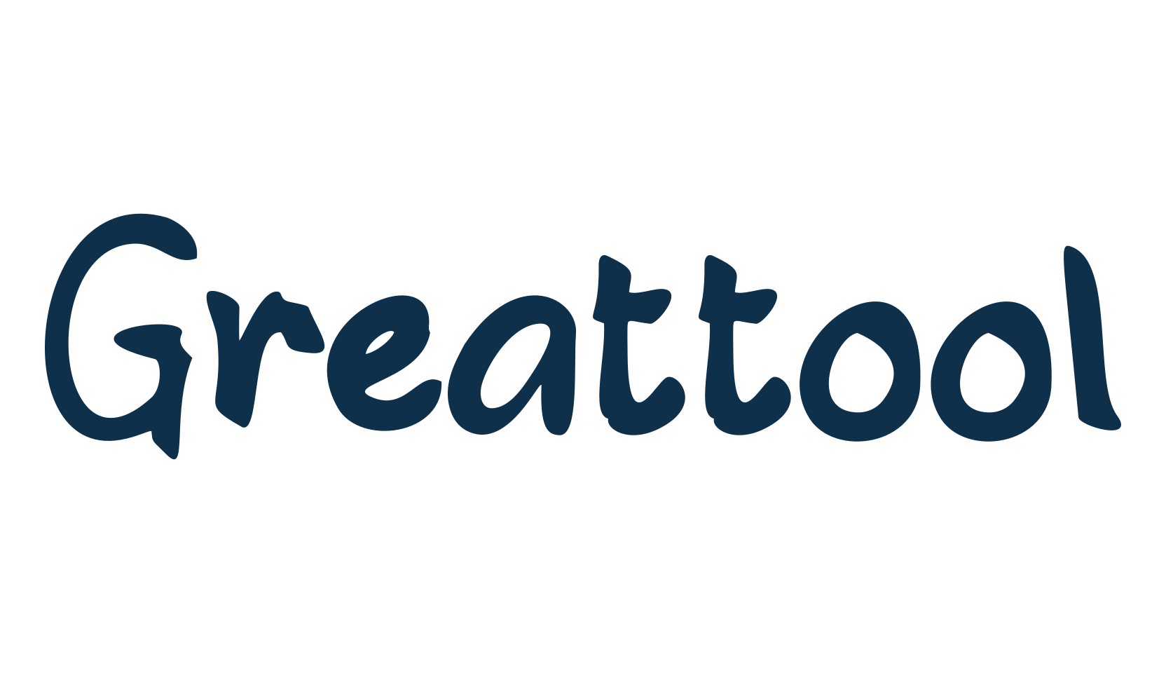 Greattool, cartoon font preview