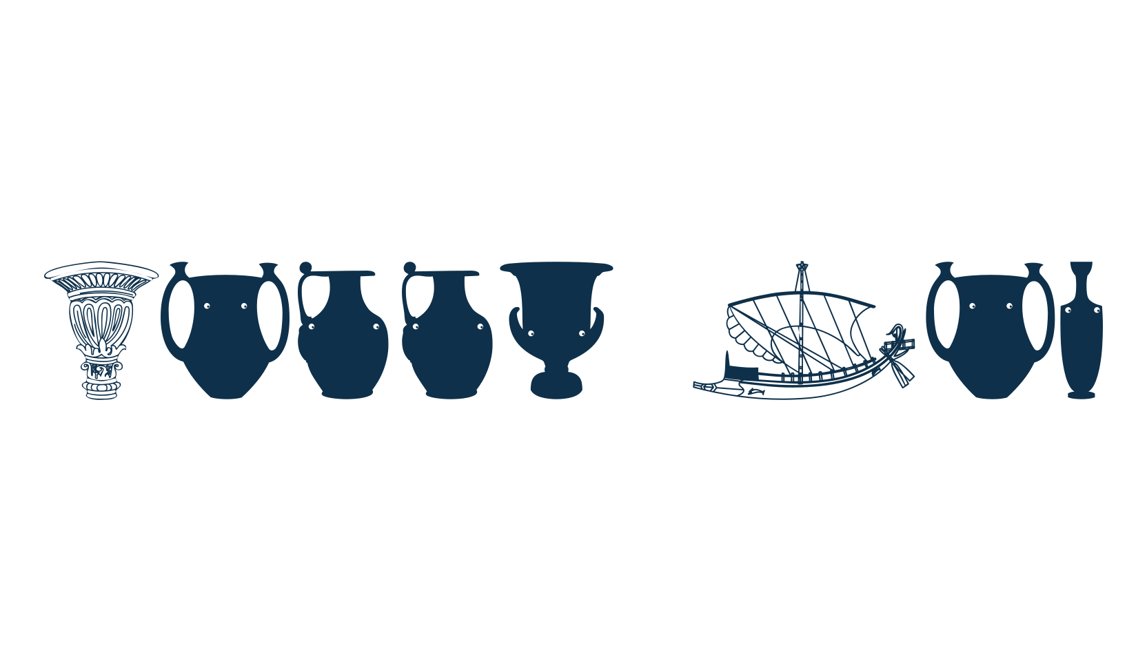 Greek Art, fancy decorative font preview