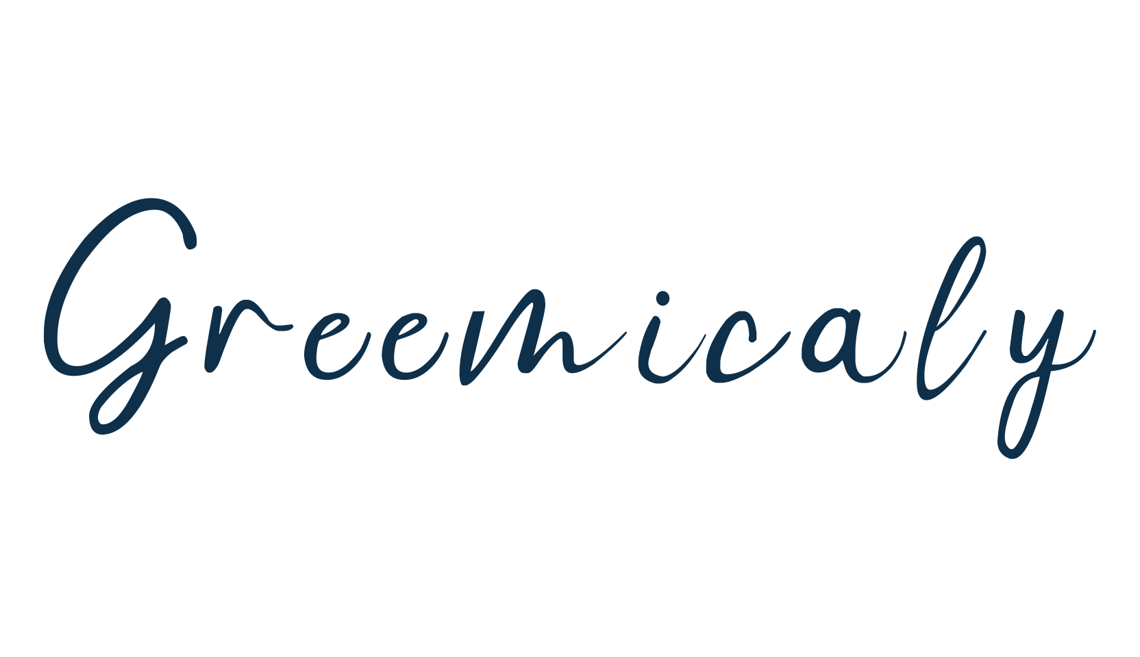 Greemicaly, script handwritten fancy decorative calligraphy font preview