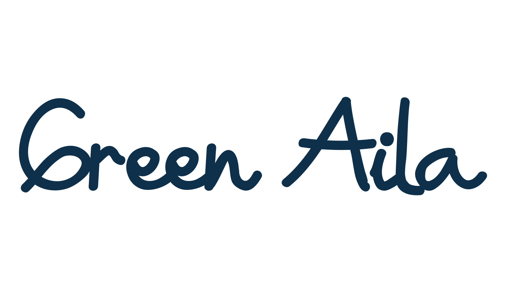 Green Aila, script handwritten fancy decorative calligraphy font preview