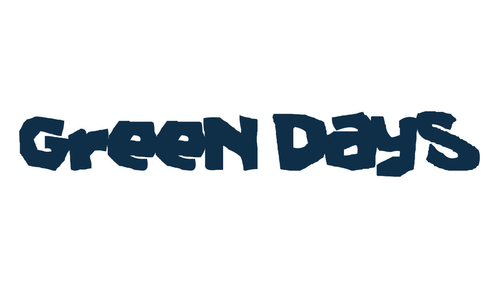 Green Days, fancy cartoon decorative font preview