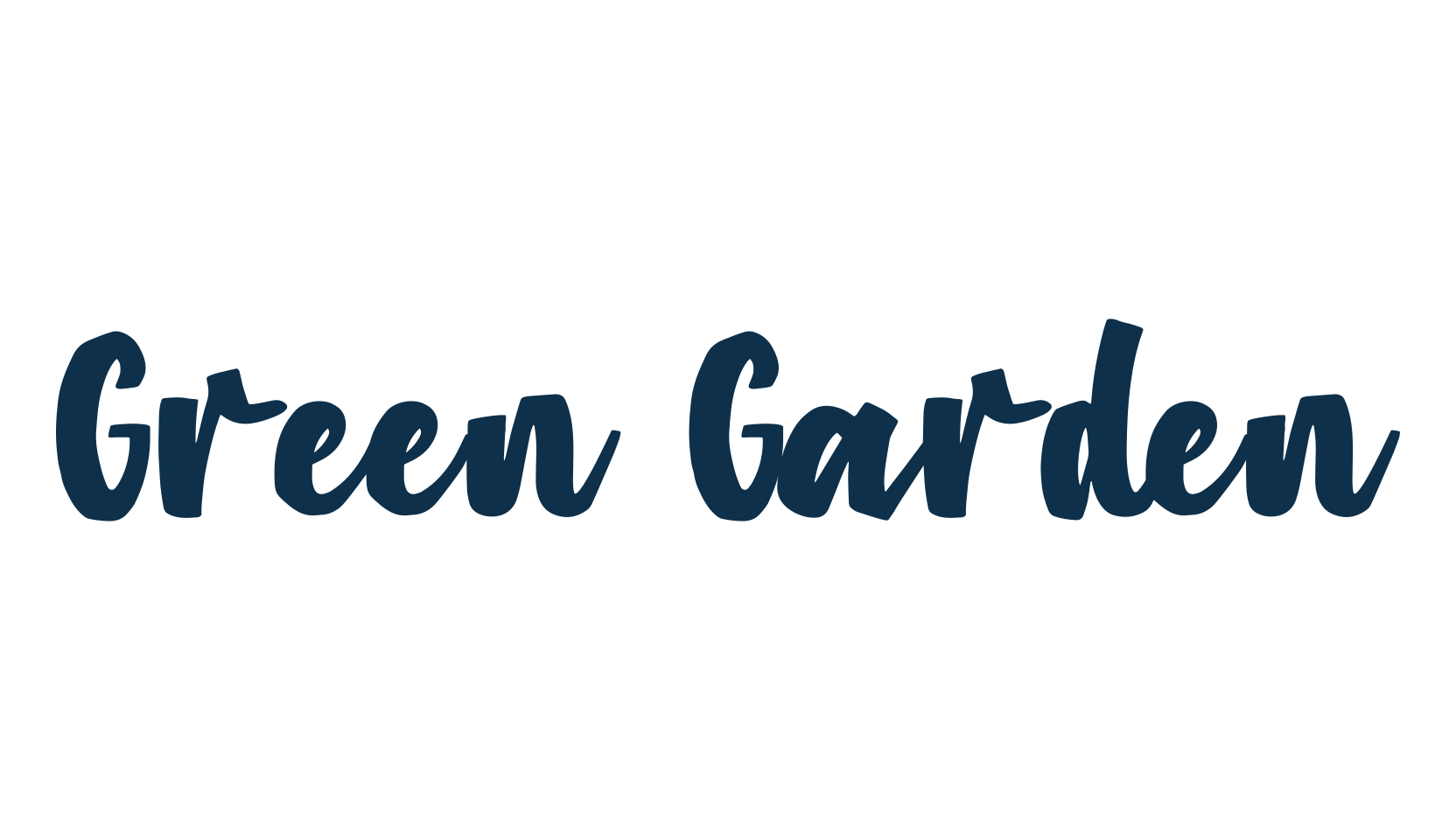 Green Garden, display market font preview