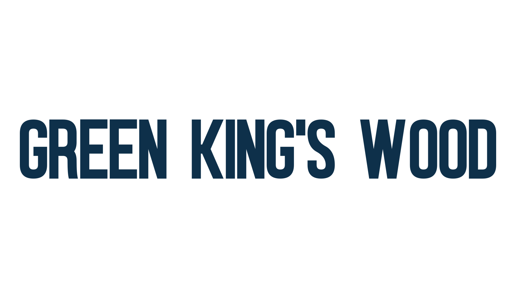 Green King's Wood, basic sans serif font preview
