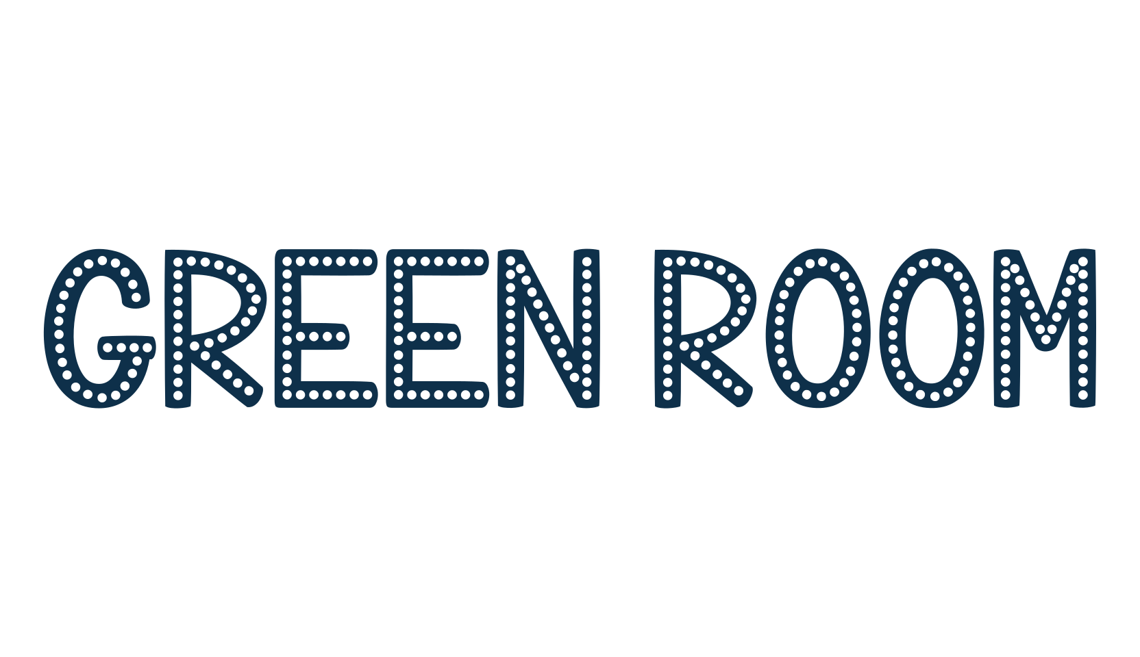 Green Room, decorative font preview