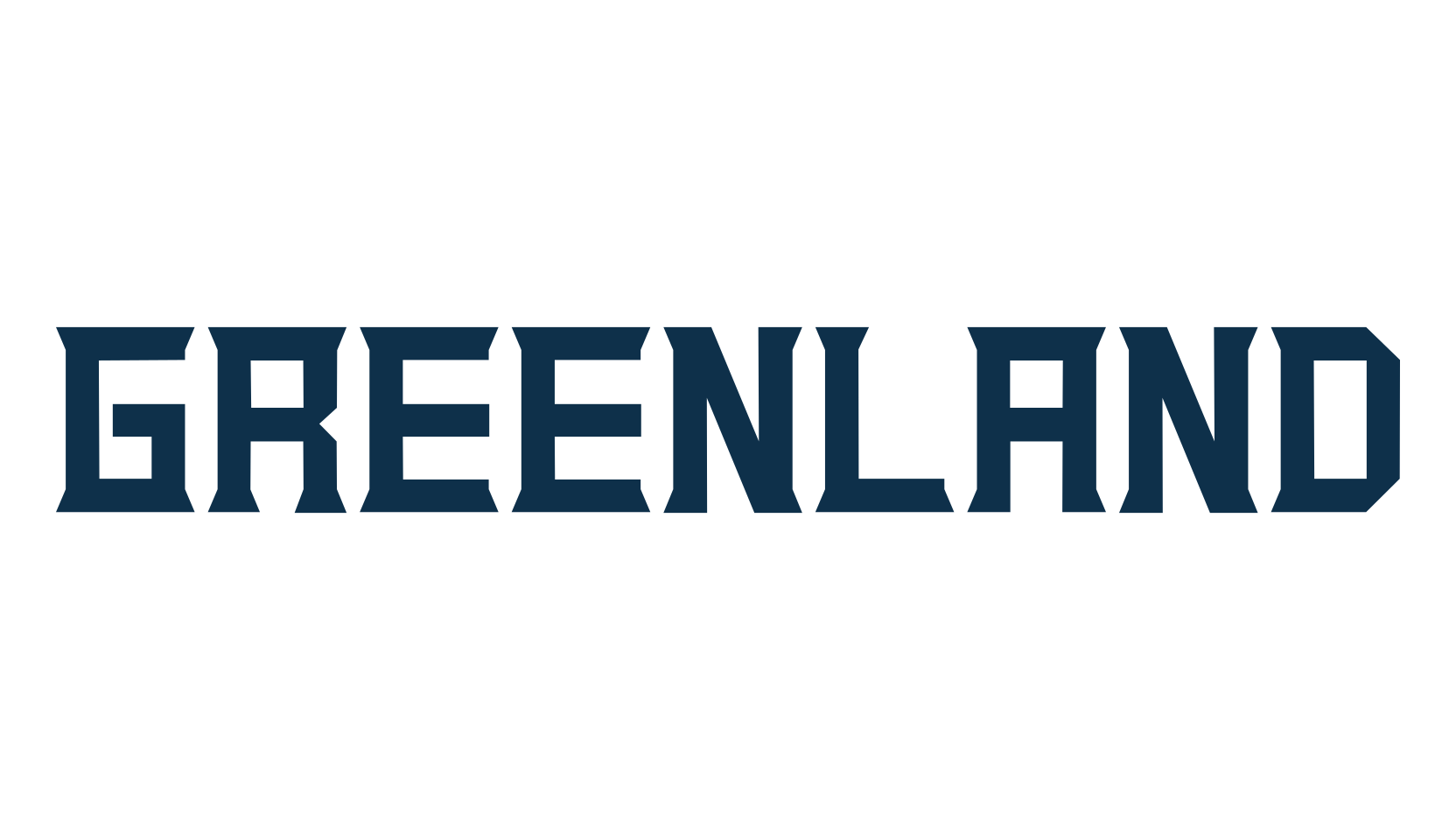 Greenland (greenland), retro font preview