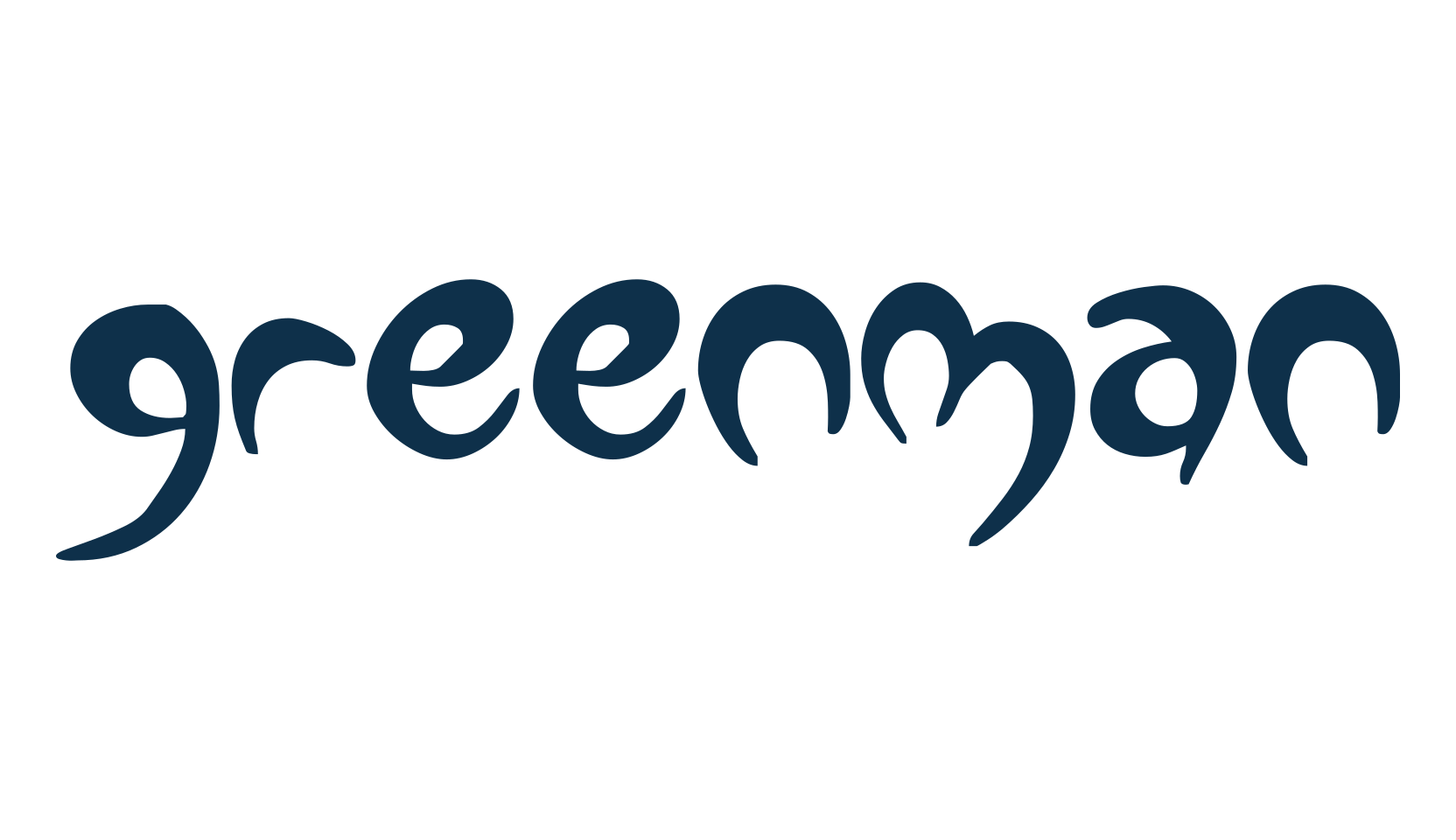 Greenman, fancy various decorative font preview