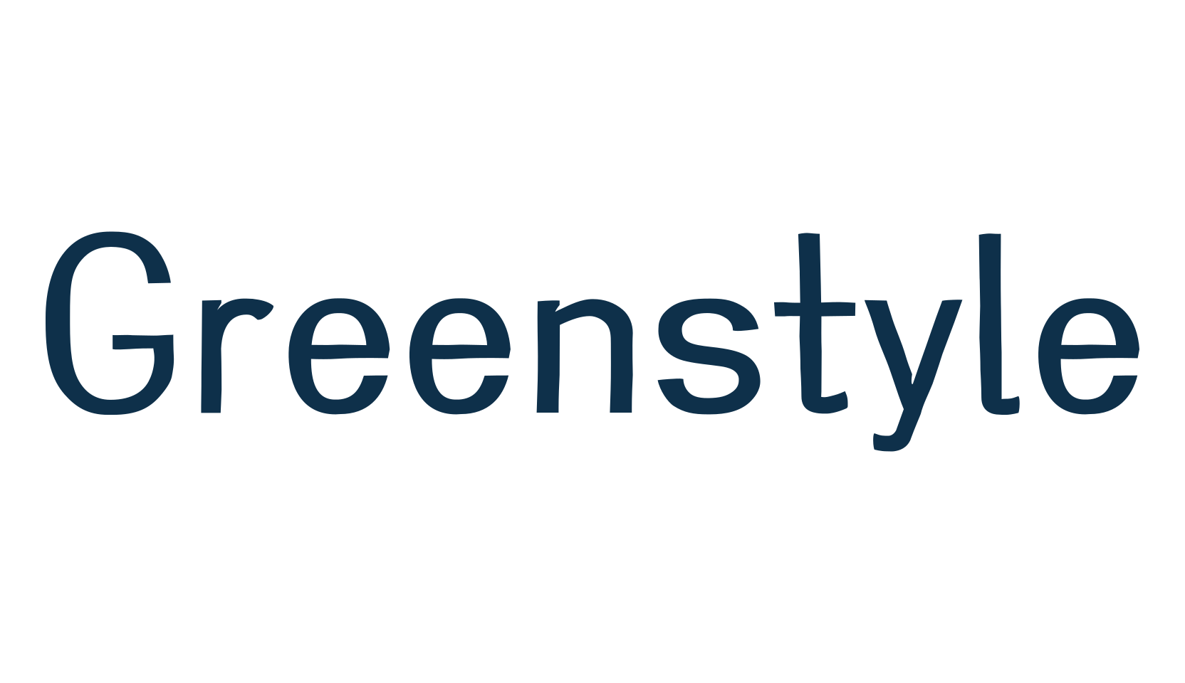Greenstyle, sans serif font preview