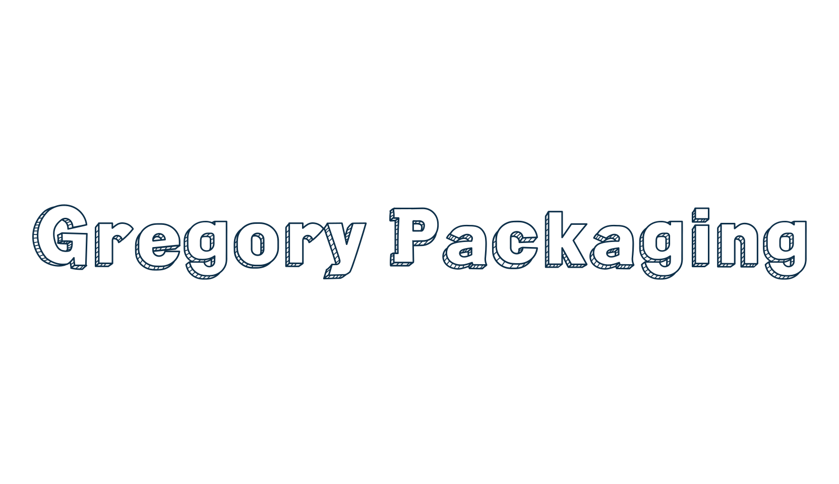 Gregory Packaging, fancy cartoon decorative font preview