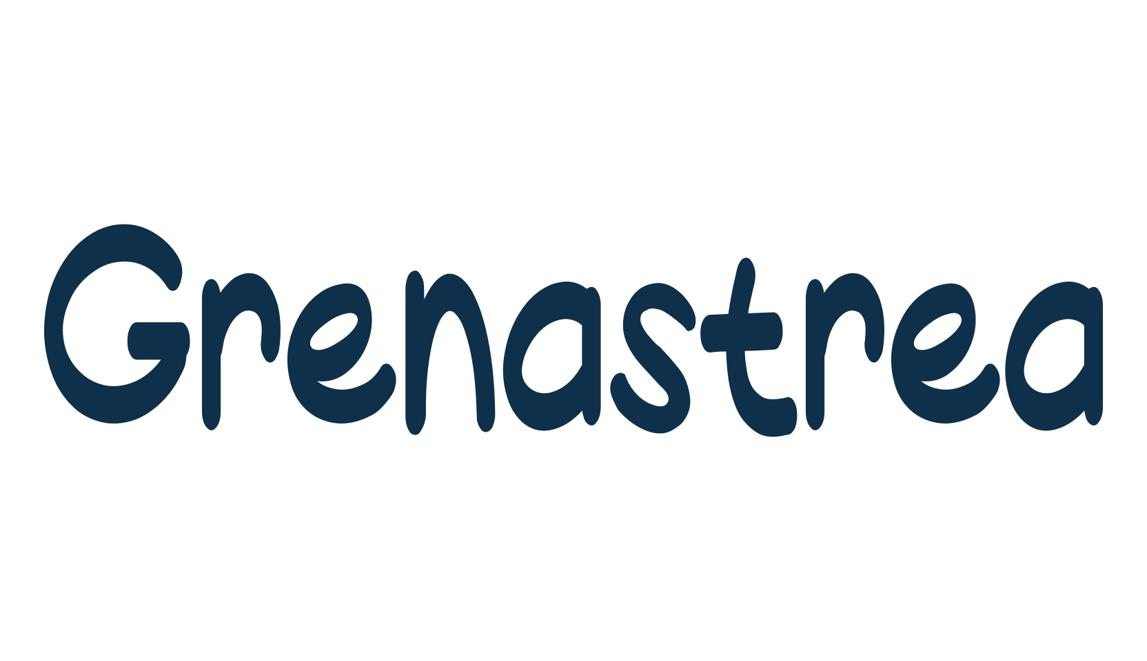 Grenastrea, handwriting font preview