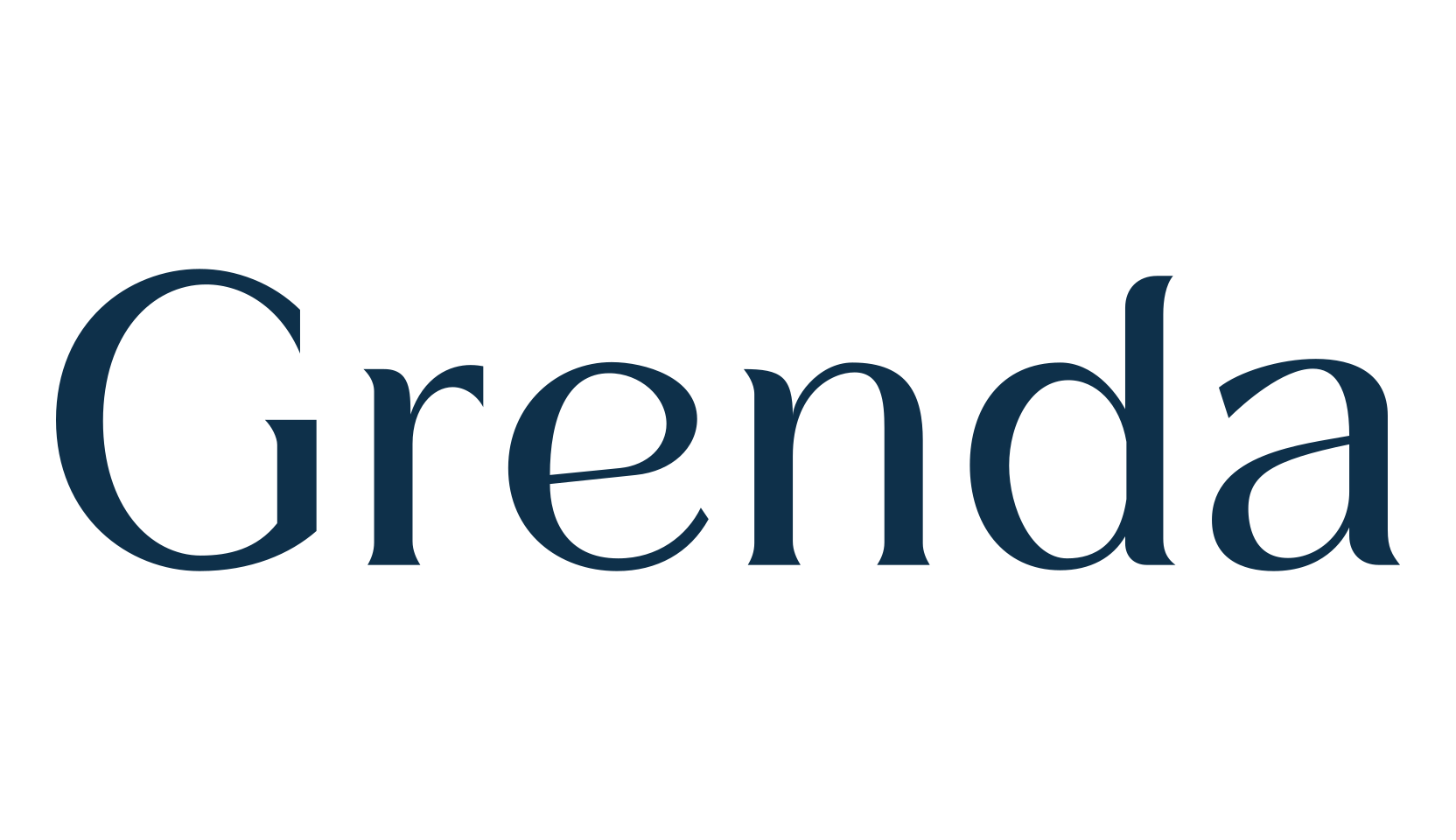 Grenda, serif font preview