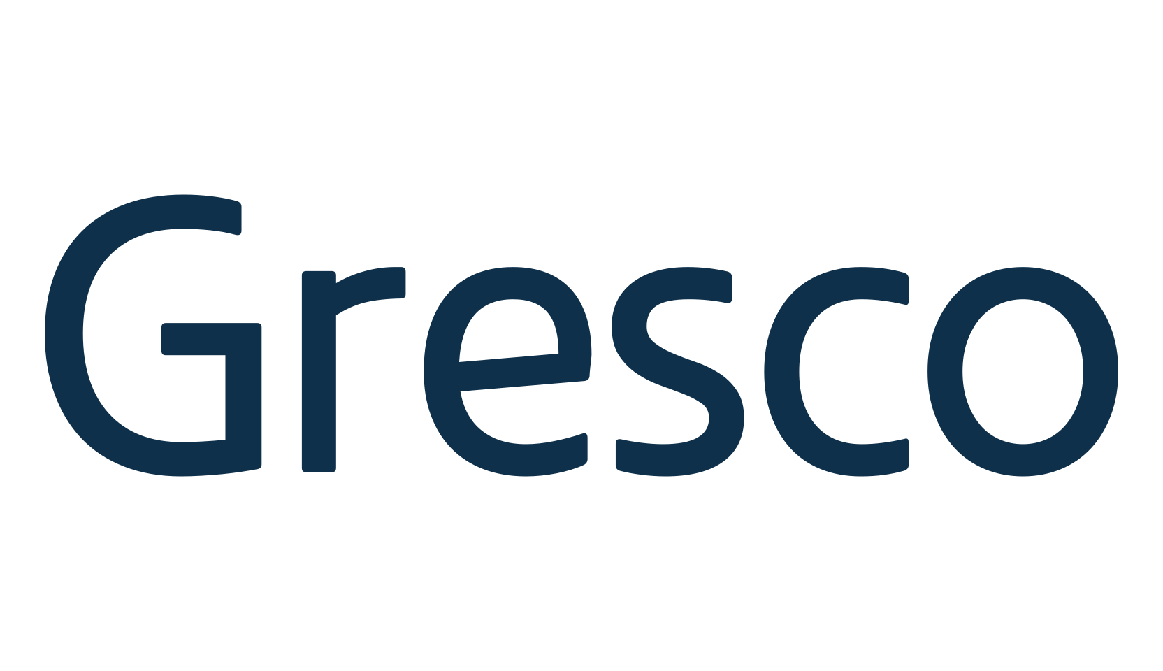 Gresco, basic sans serif font preview