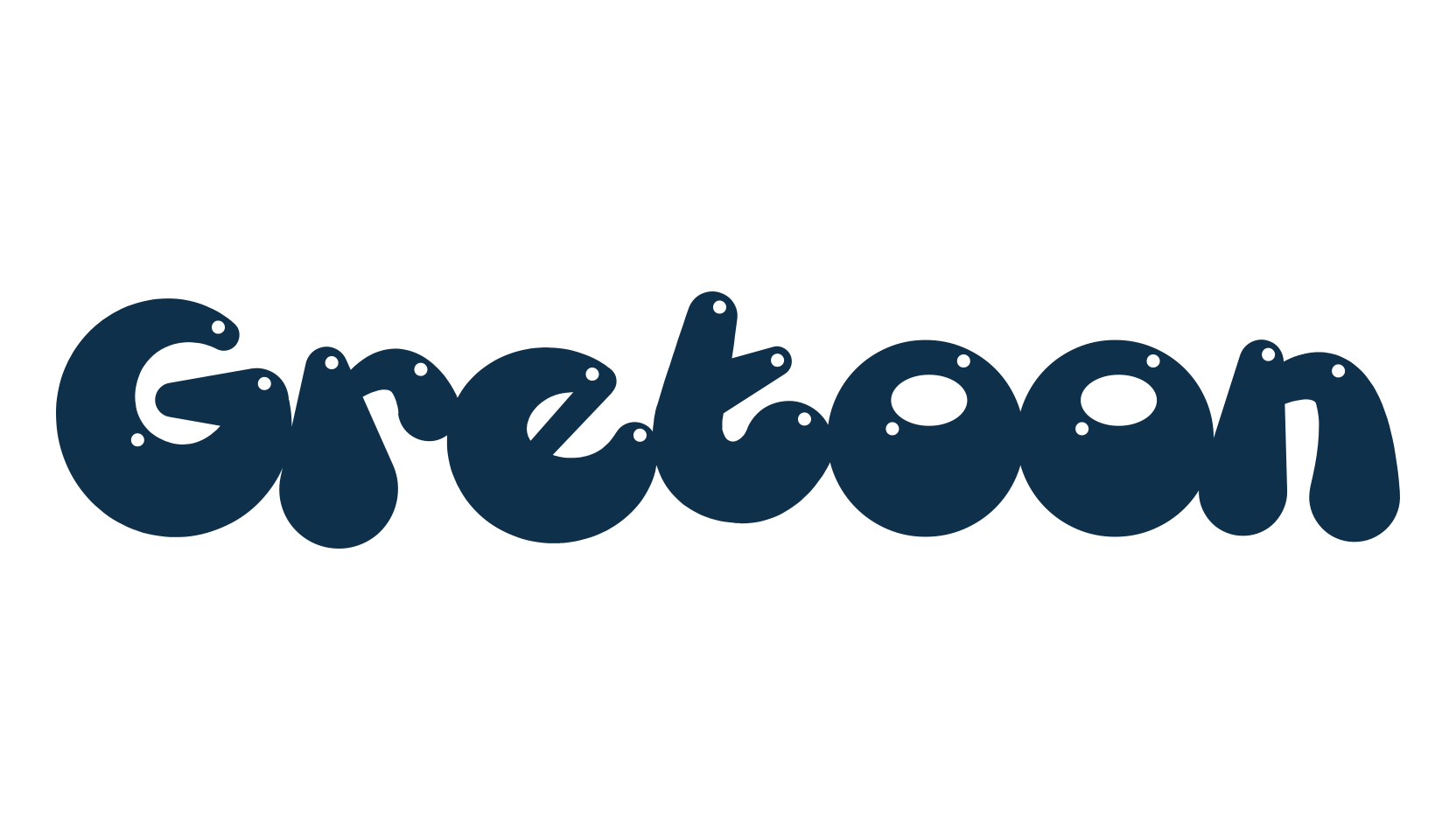 Gretoon, cartoon font preview