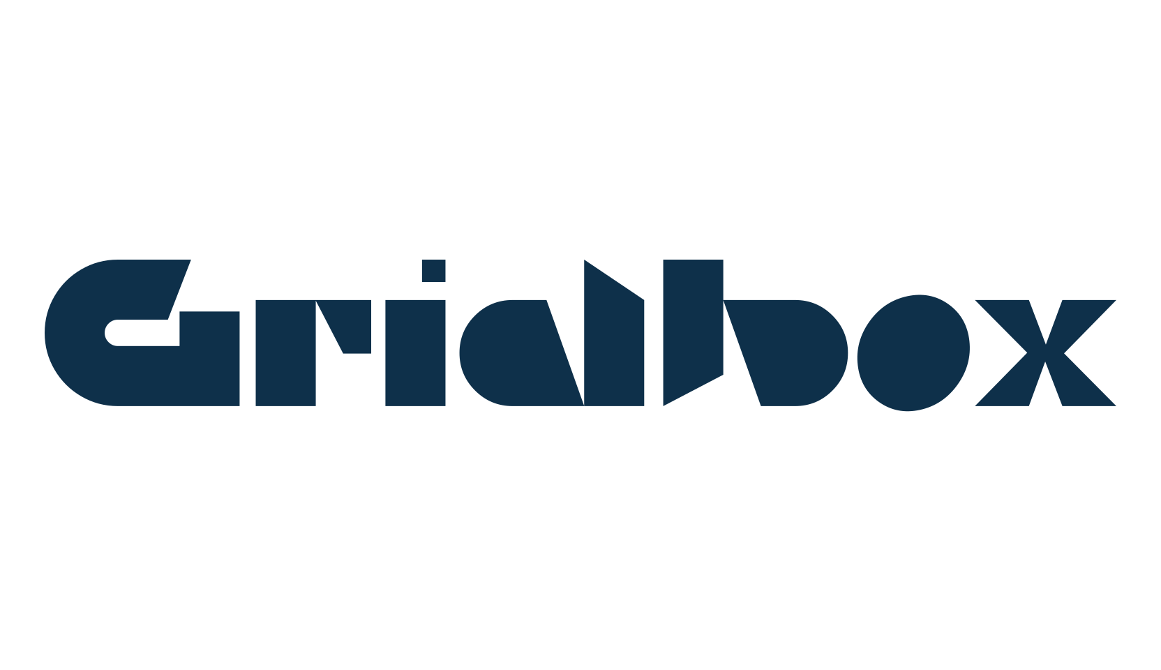 Gridbox, techno sci-fi font preview