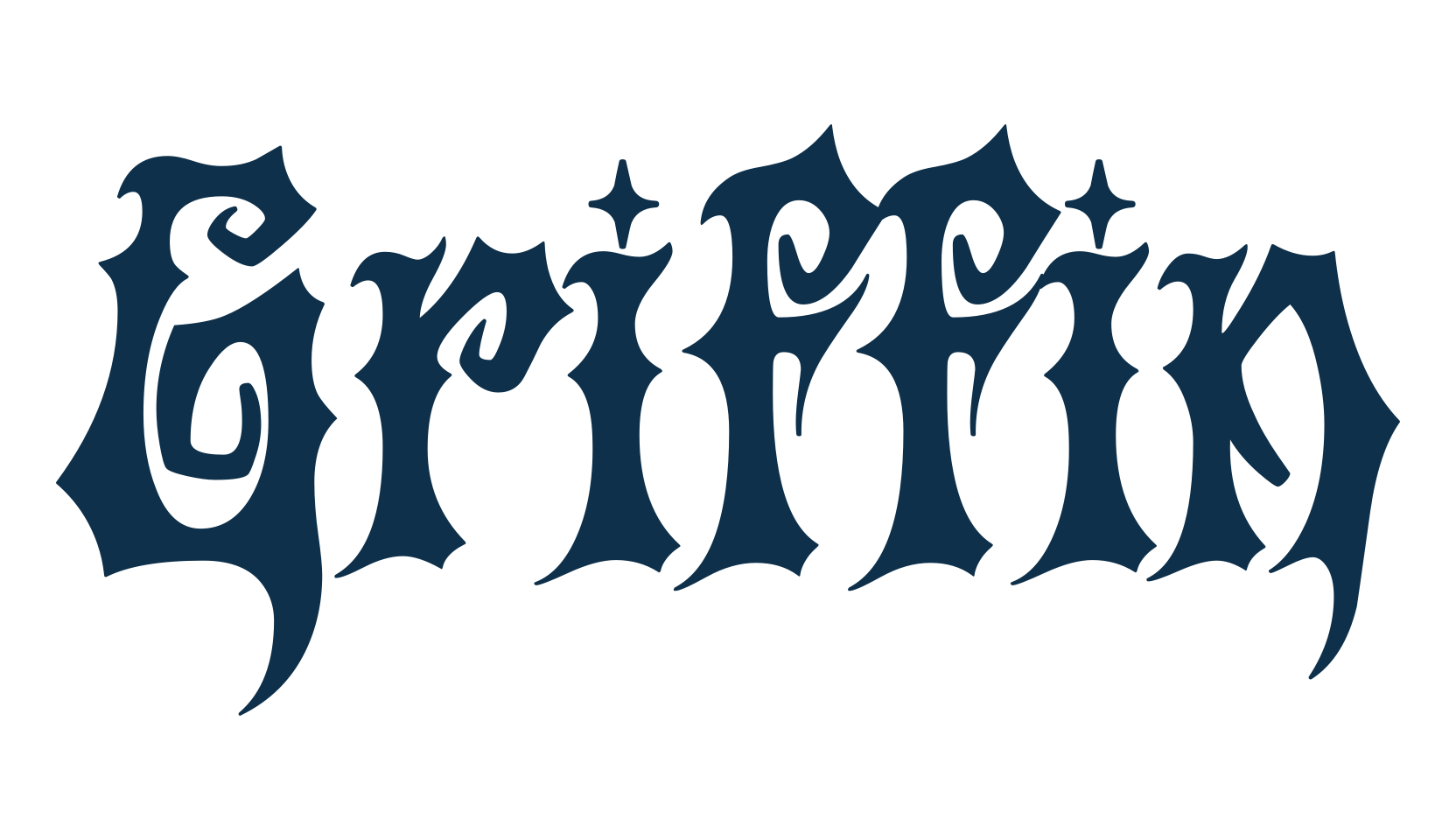 Griffin, fancy various decorative font preview