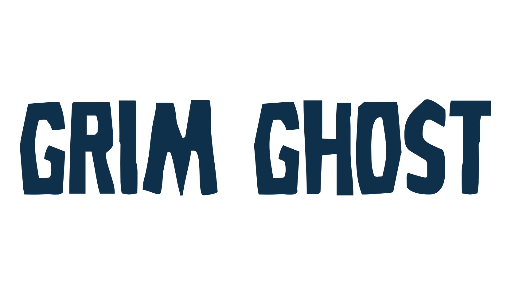 Grim Ghost, holiday halloween fancy decorative horror font preview