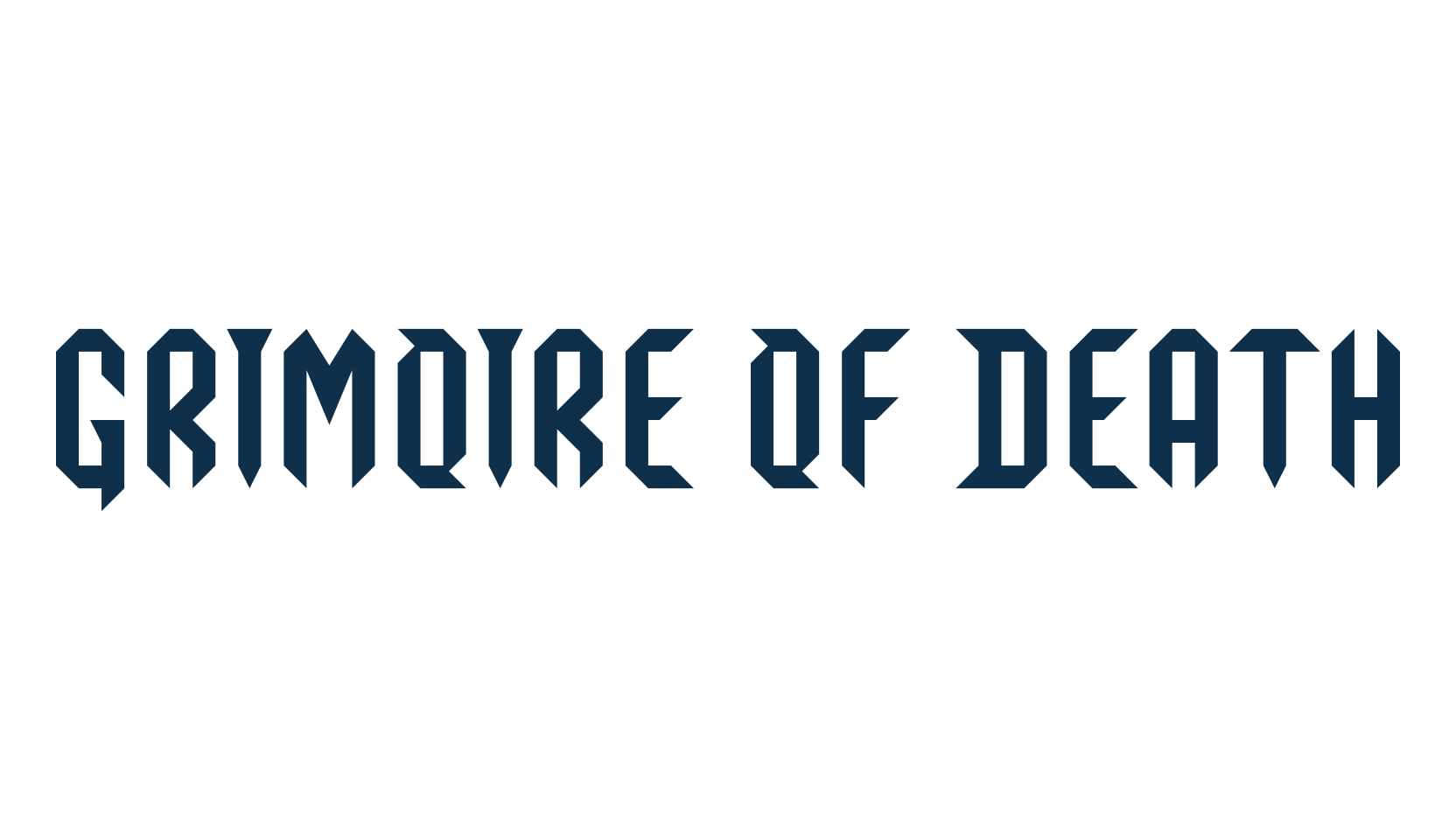 Grimoire Of Death, modern font preview