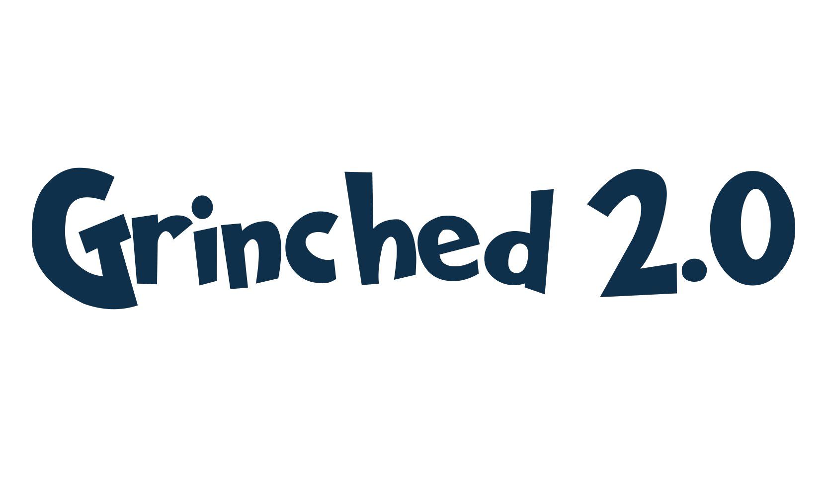 Grinched 2.0, fancy cartoon decorative font preview