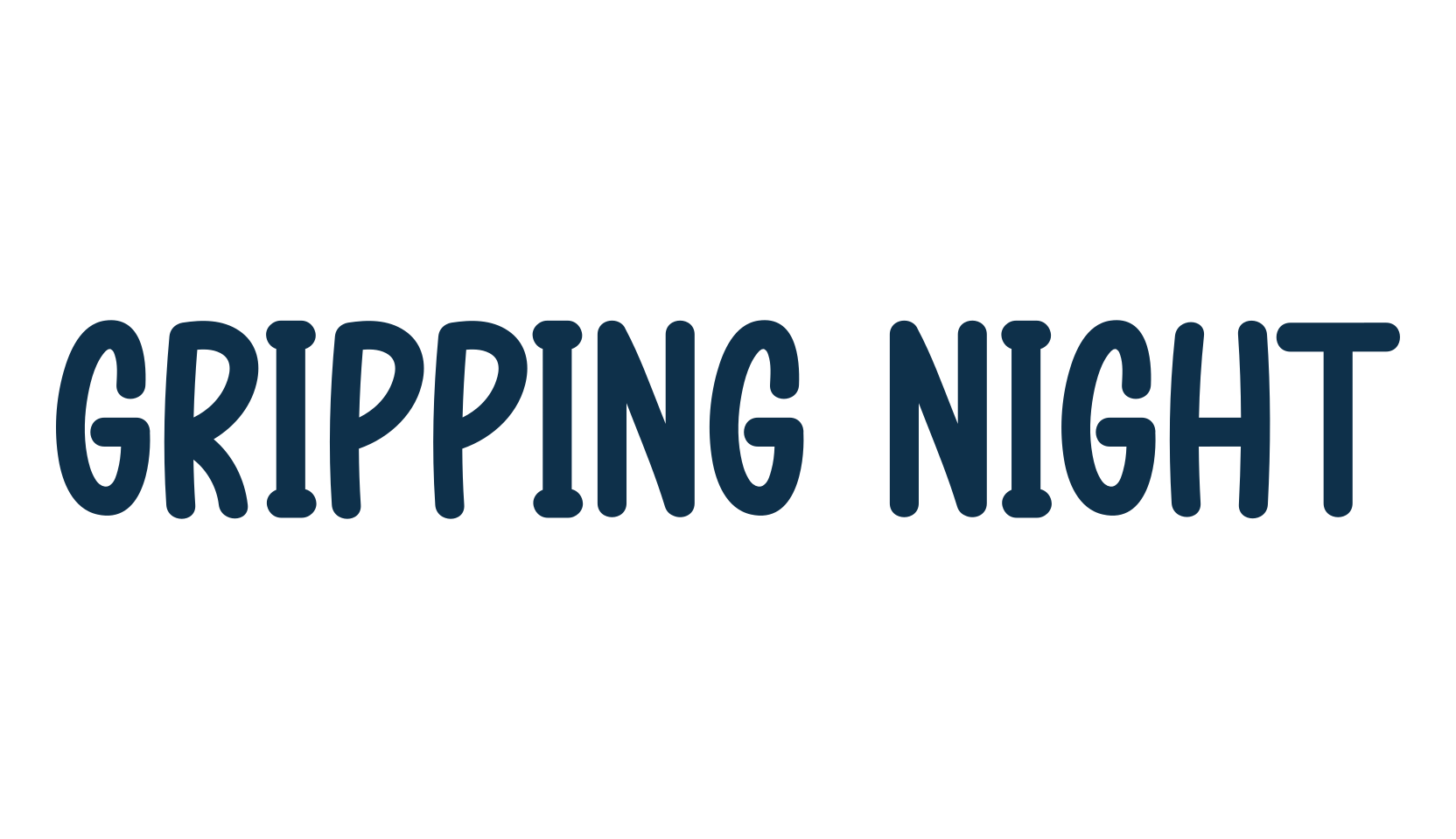 Gripping Night, script handwritten fancy decorative calligraphy font preview