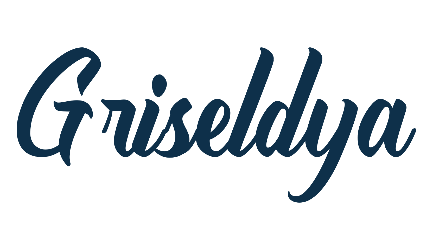 Griseldya, fancy various decorative script calligraphy font preview
