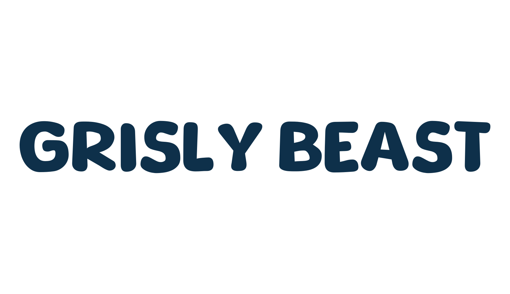 Grisly Beast, fancy cartoon decorative font preview